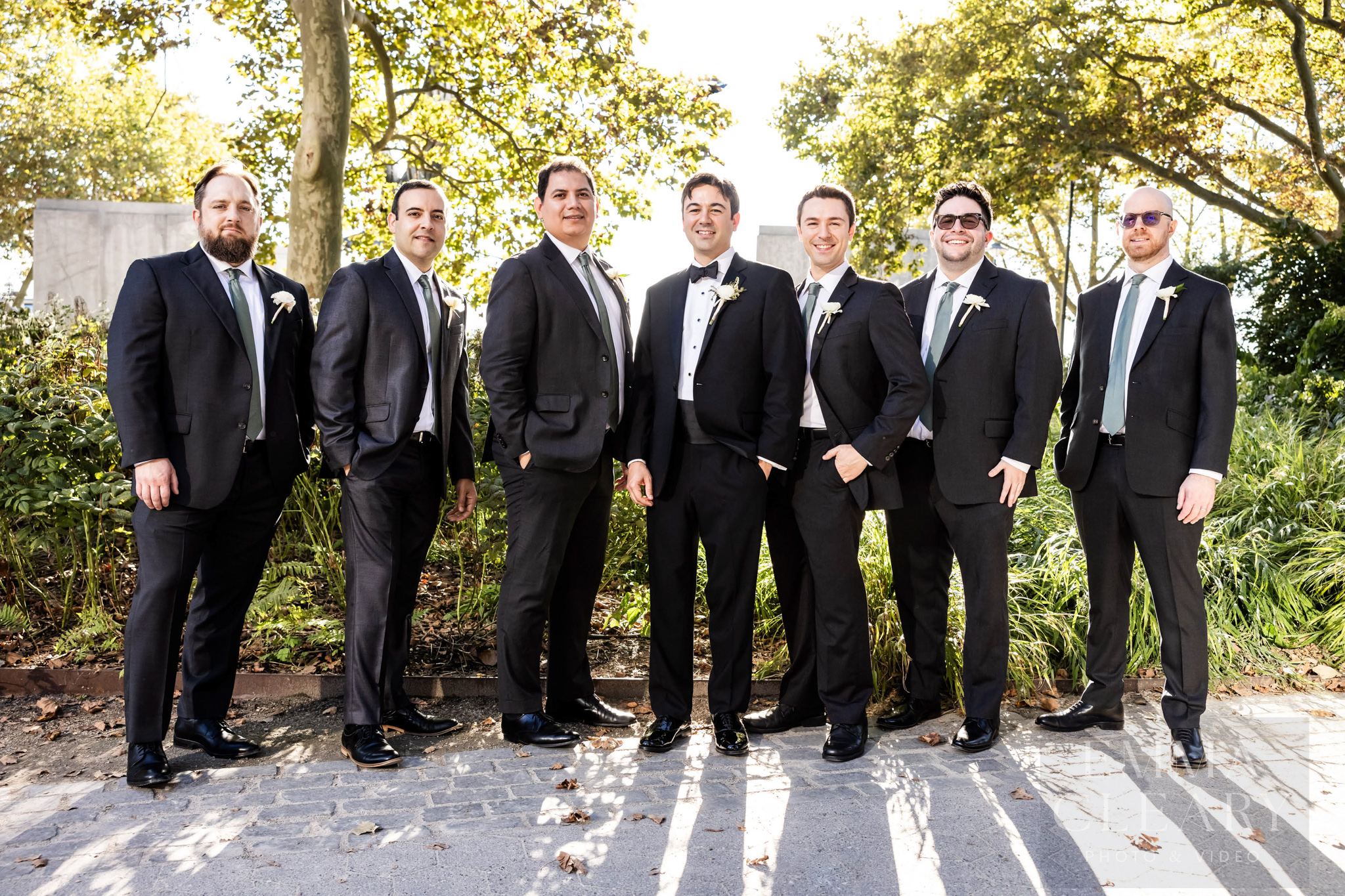 Groom and groomsmen