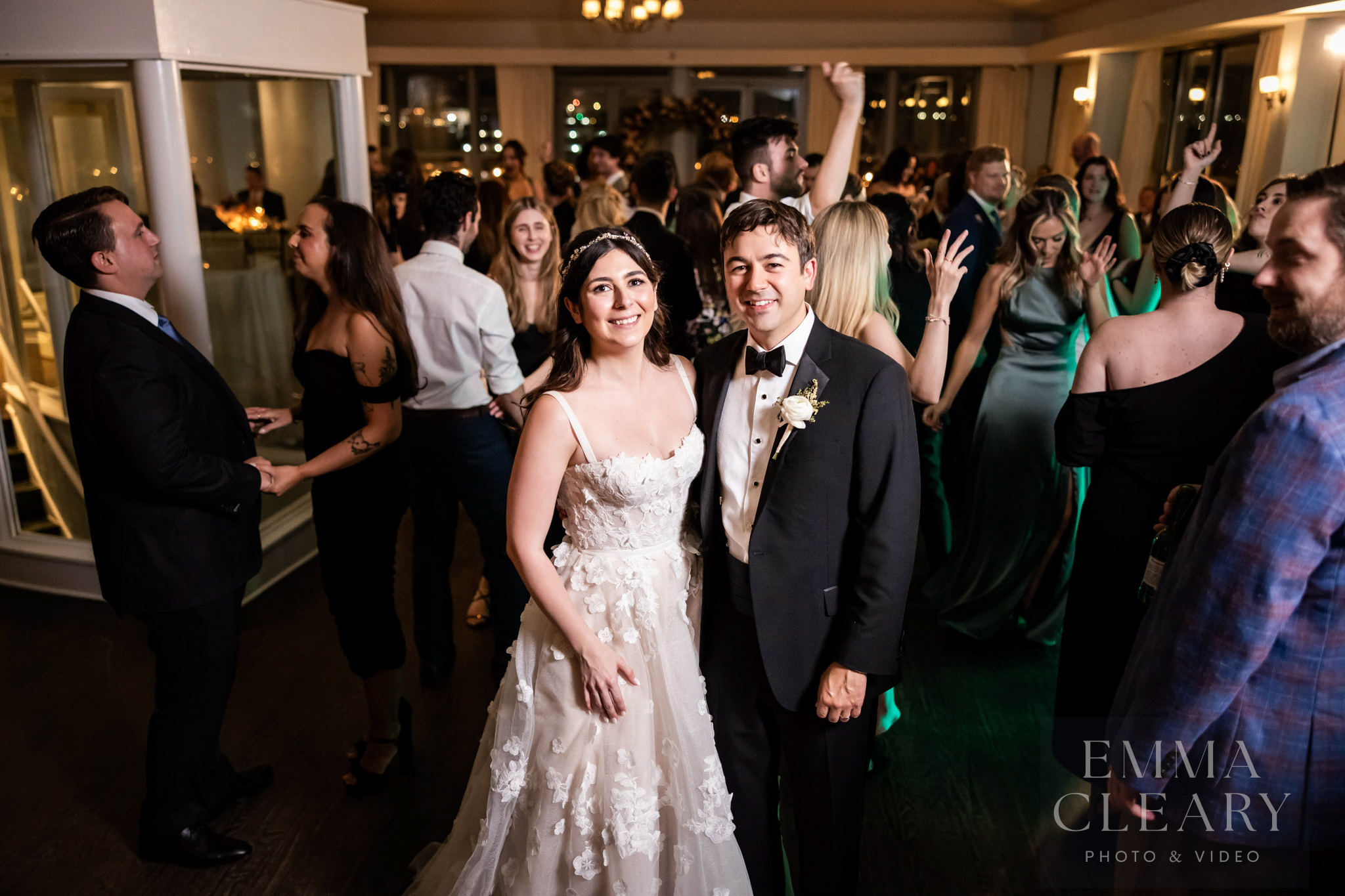 Portrait of the bride and groom