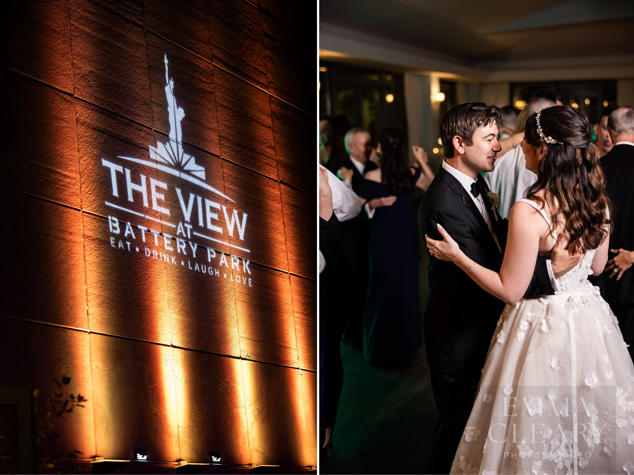 The View at The Battery Wedding