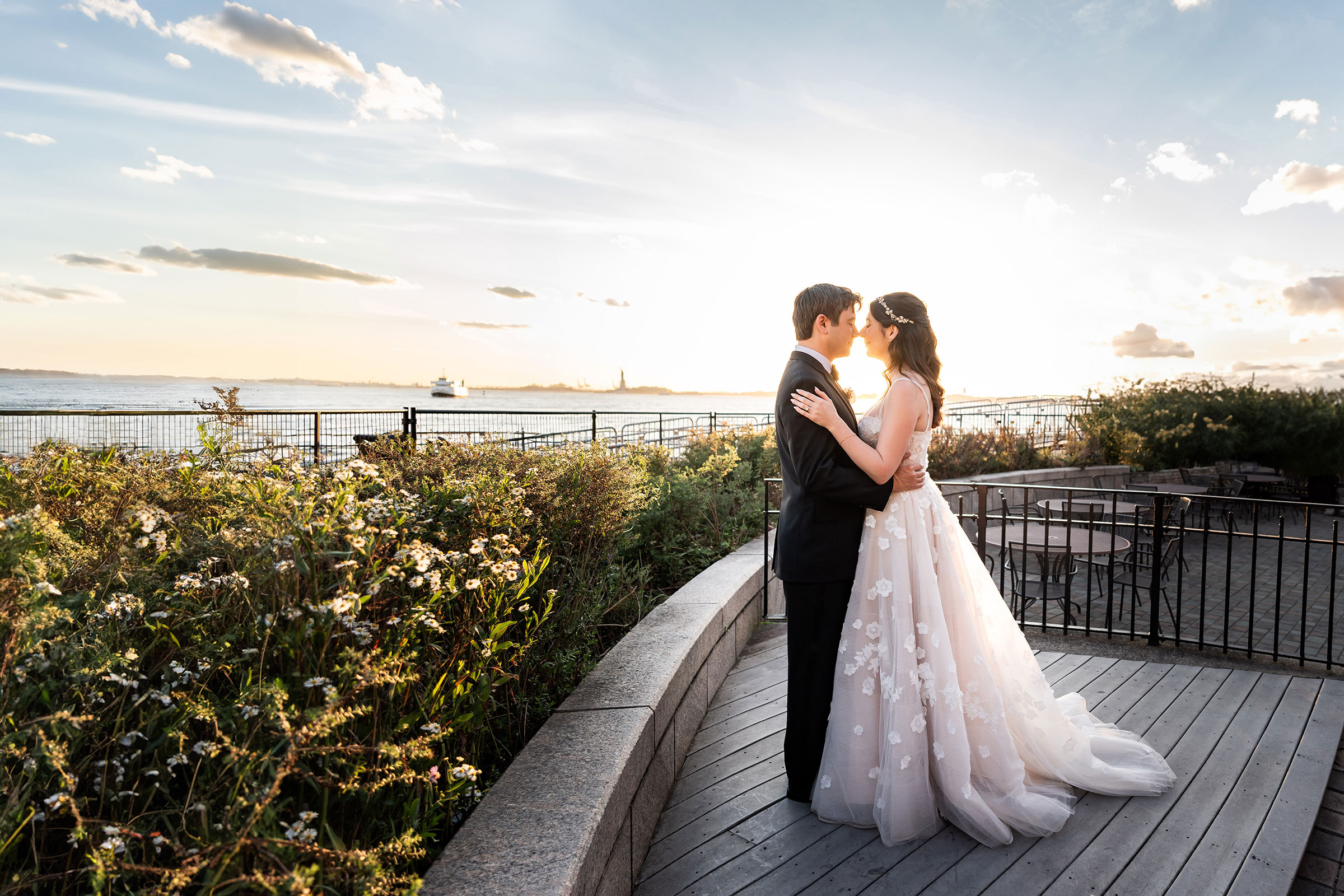 The View at The Battery Wedding