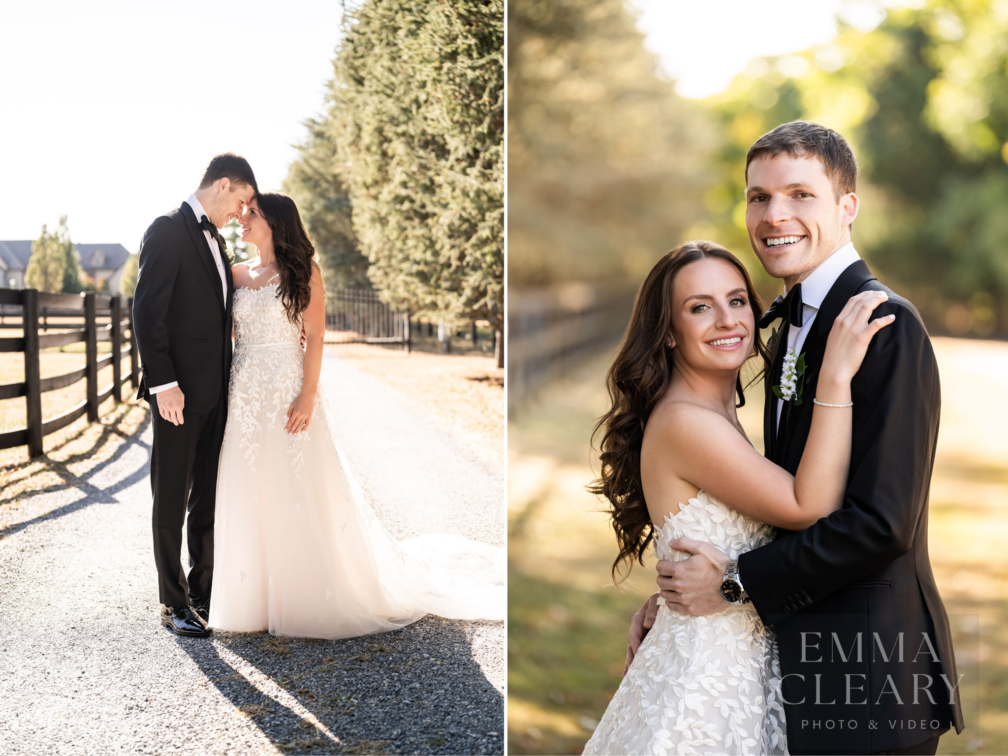 Wedding photo of the couple