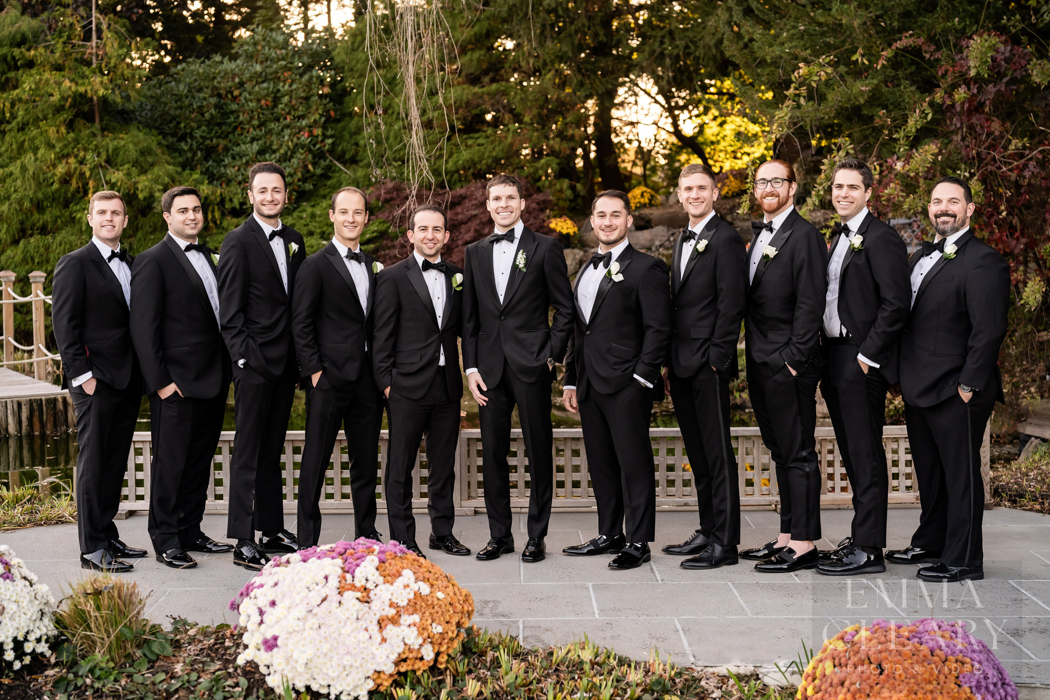 Groom and groomsmen