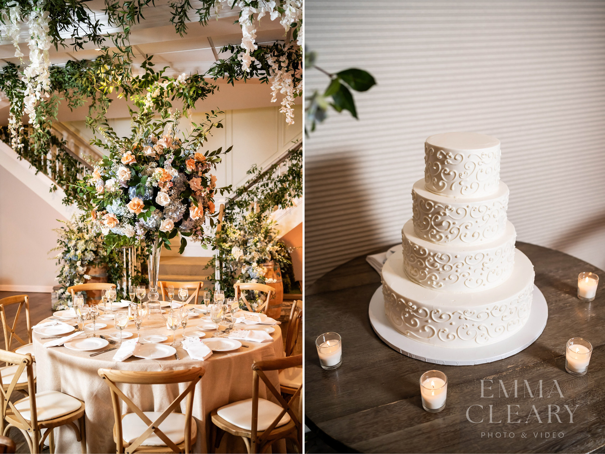 The Vineyards At Aquebogue Wedding cake