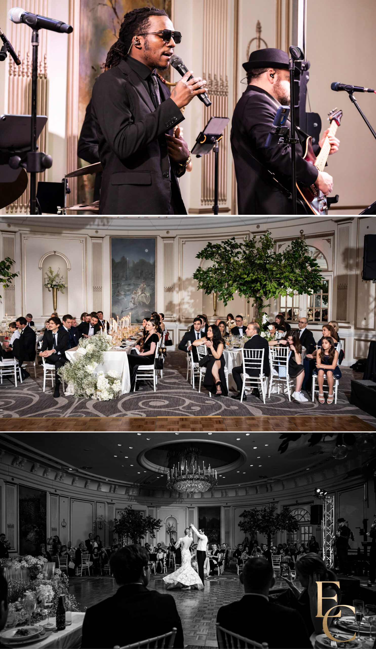 Photos of the first dance at the NY Palace Hotel