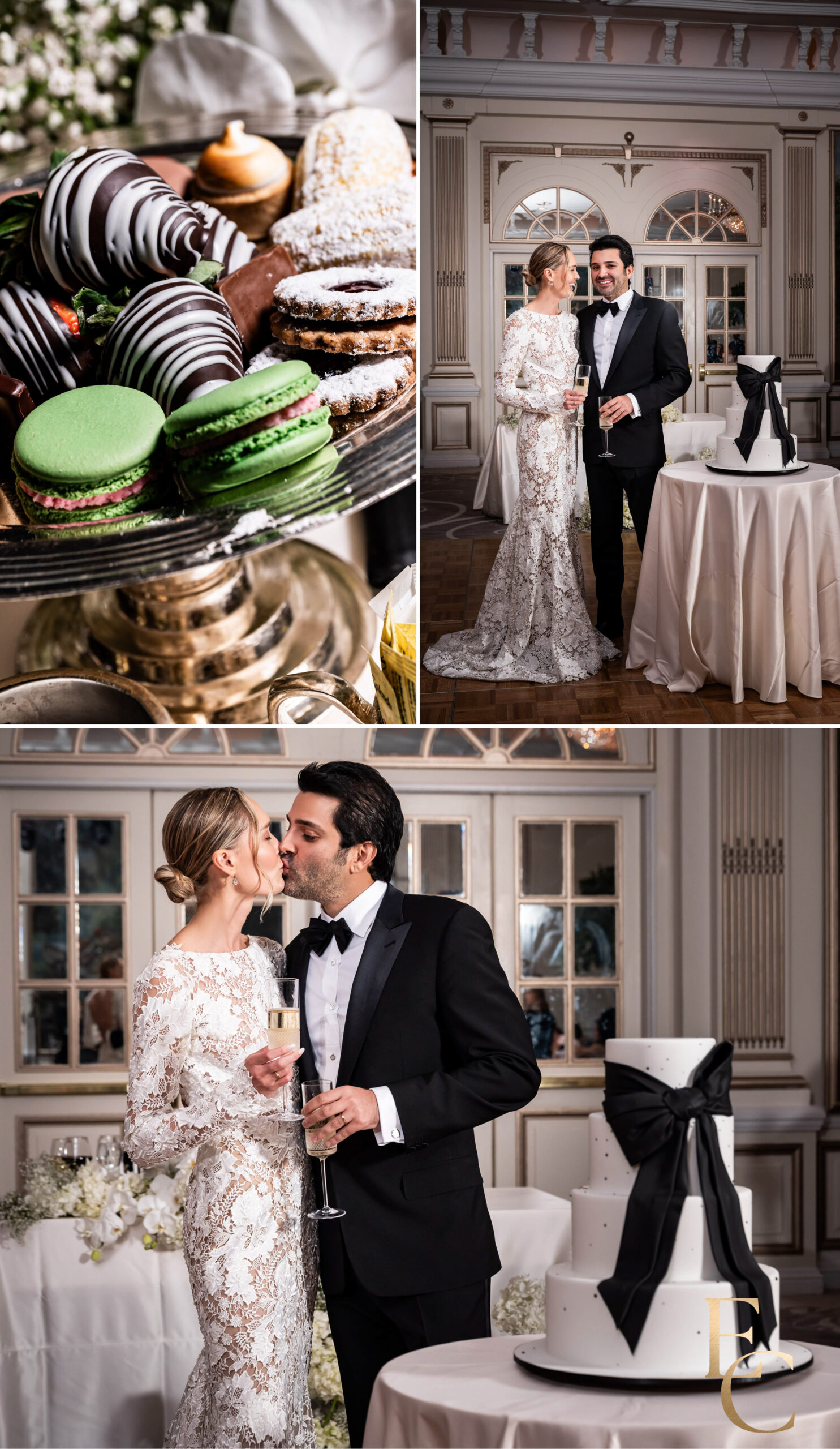 Photos of the wedding celebration at NY Palace Hotel