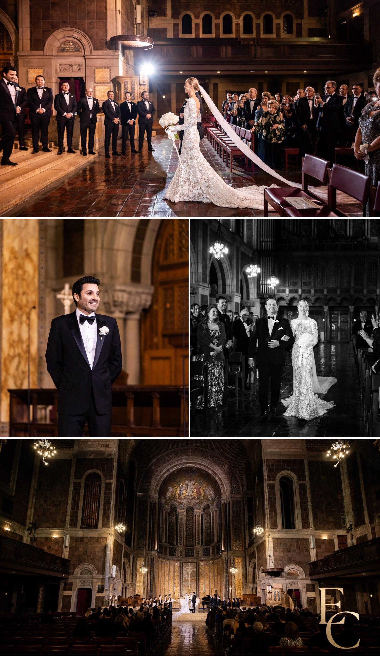 Photos of the wedding ceremony in New York