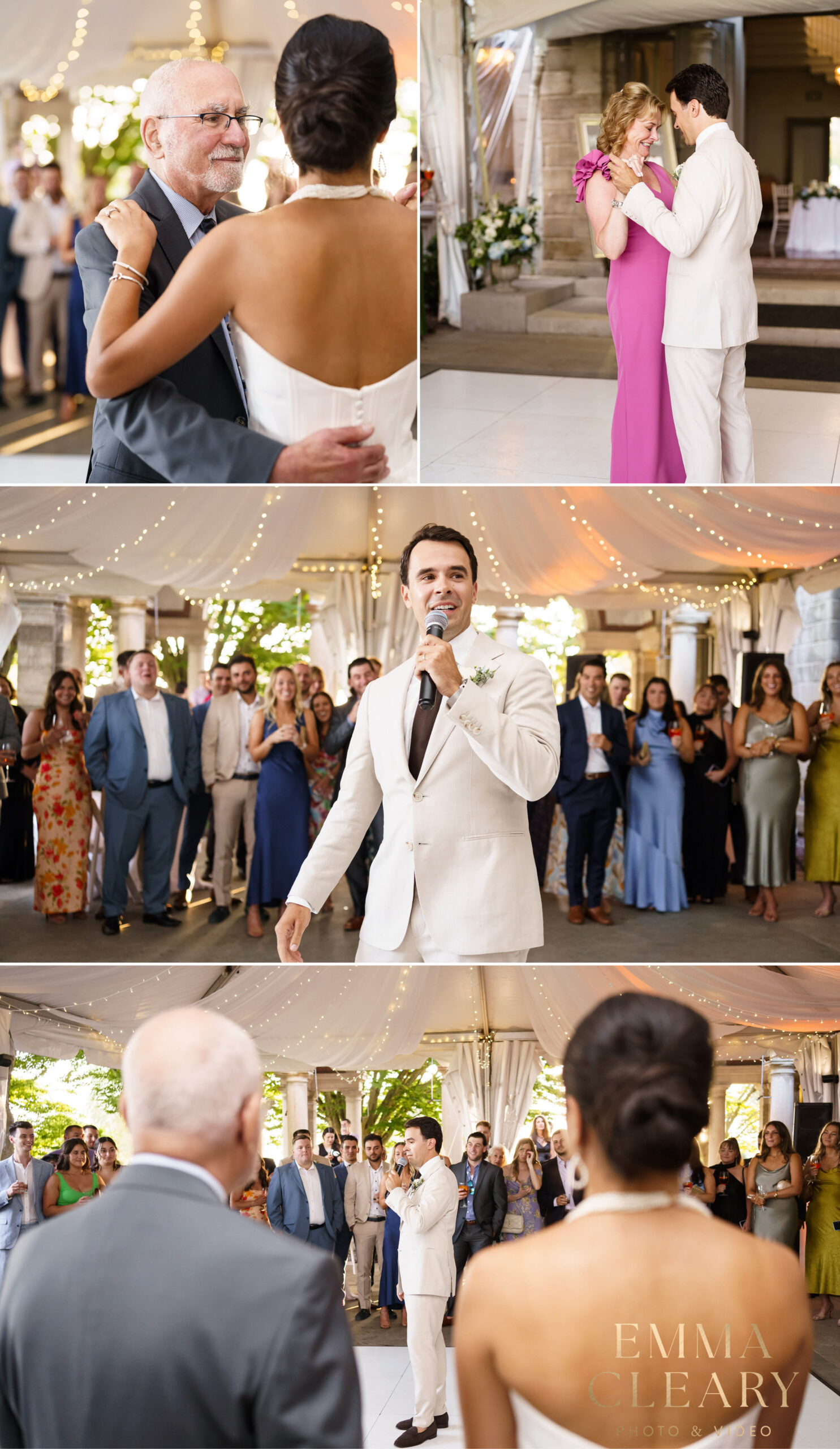 Reception photos at Eolia Mansion at Harkness State
