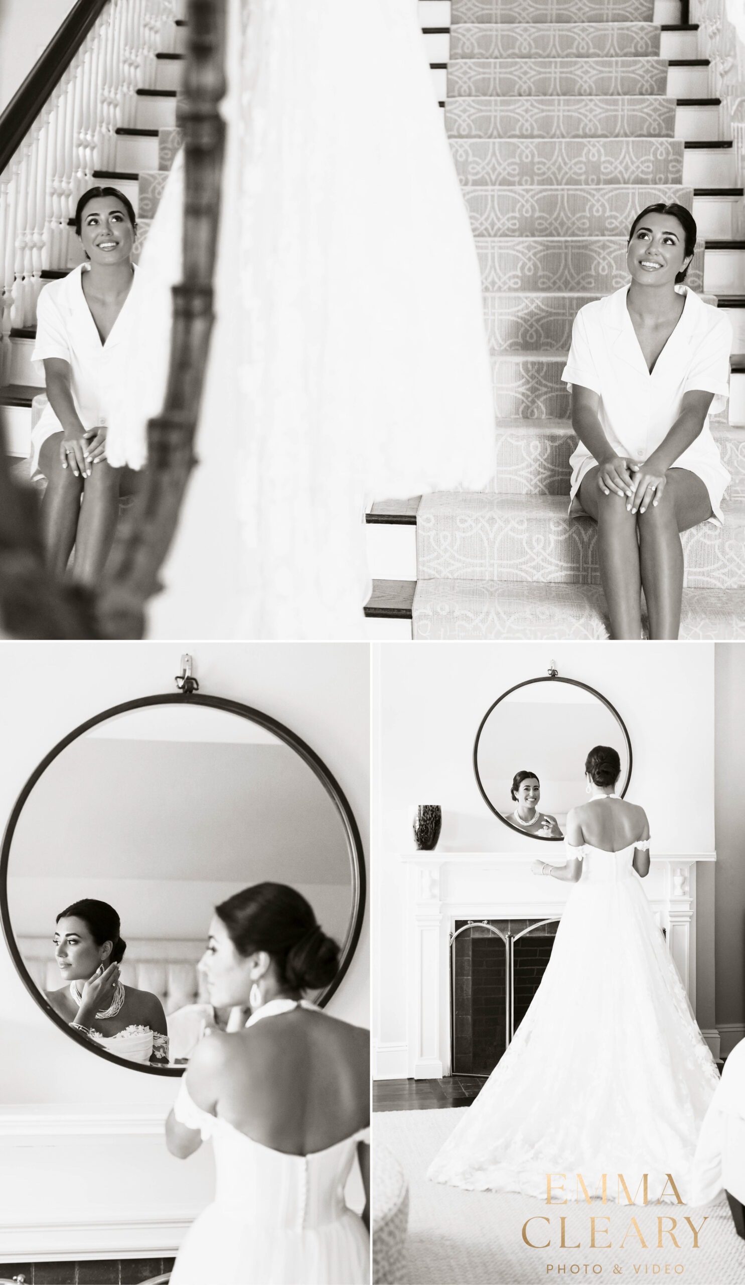 Photos of bride preparation in Connecticut