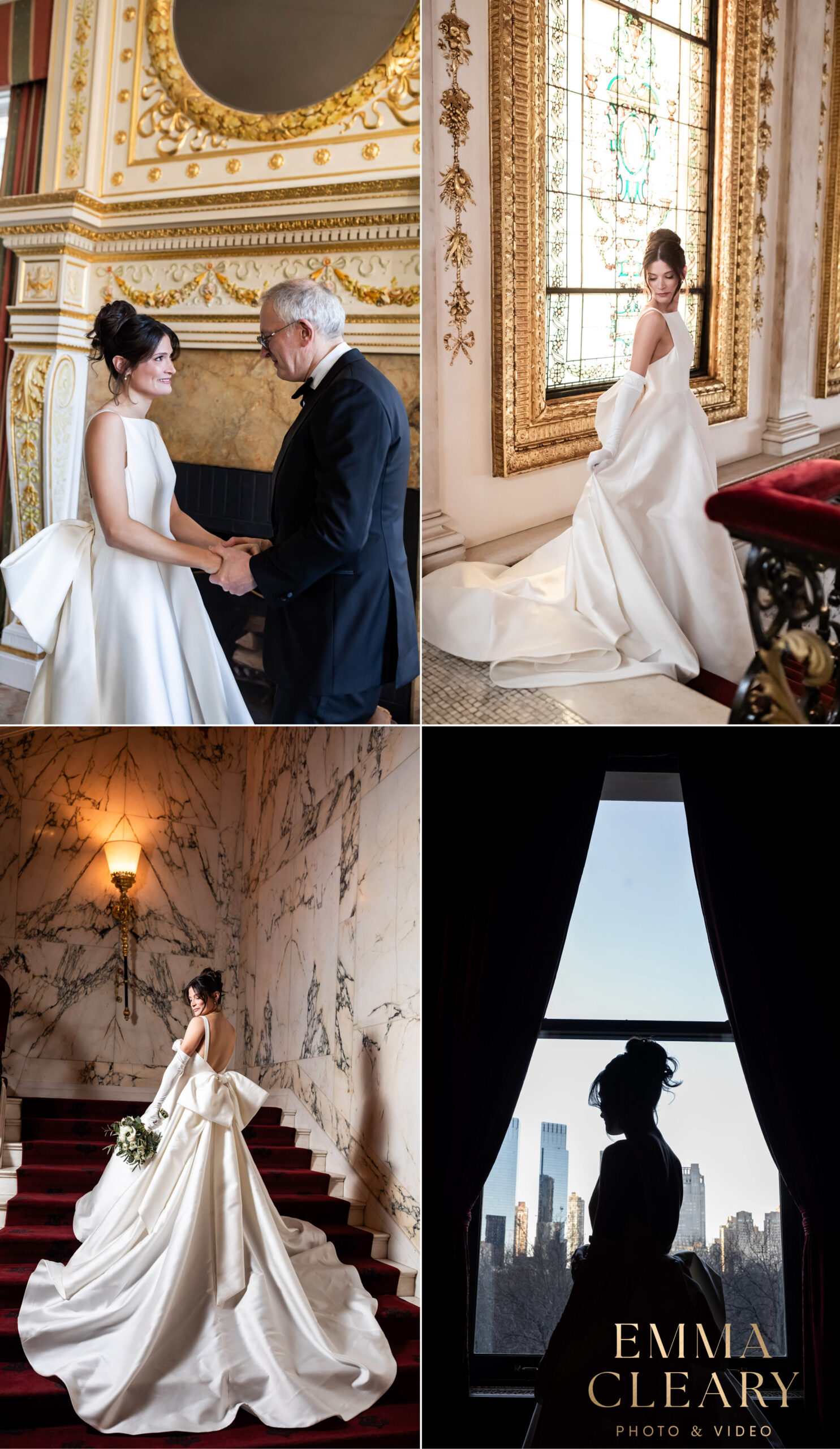 Bride getting ready photos in NYC