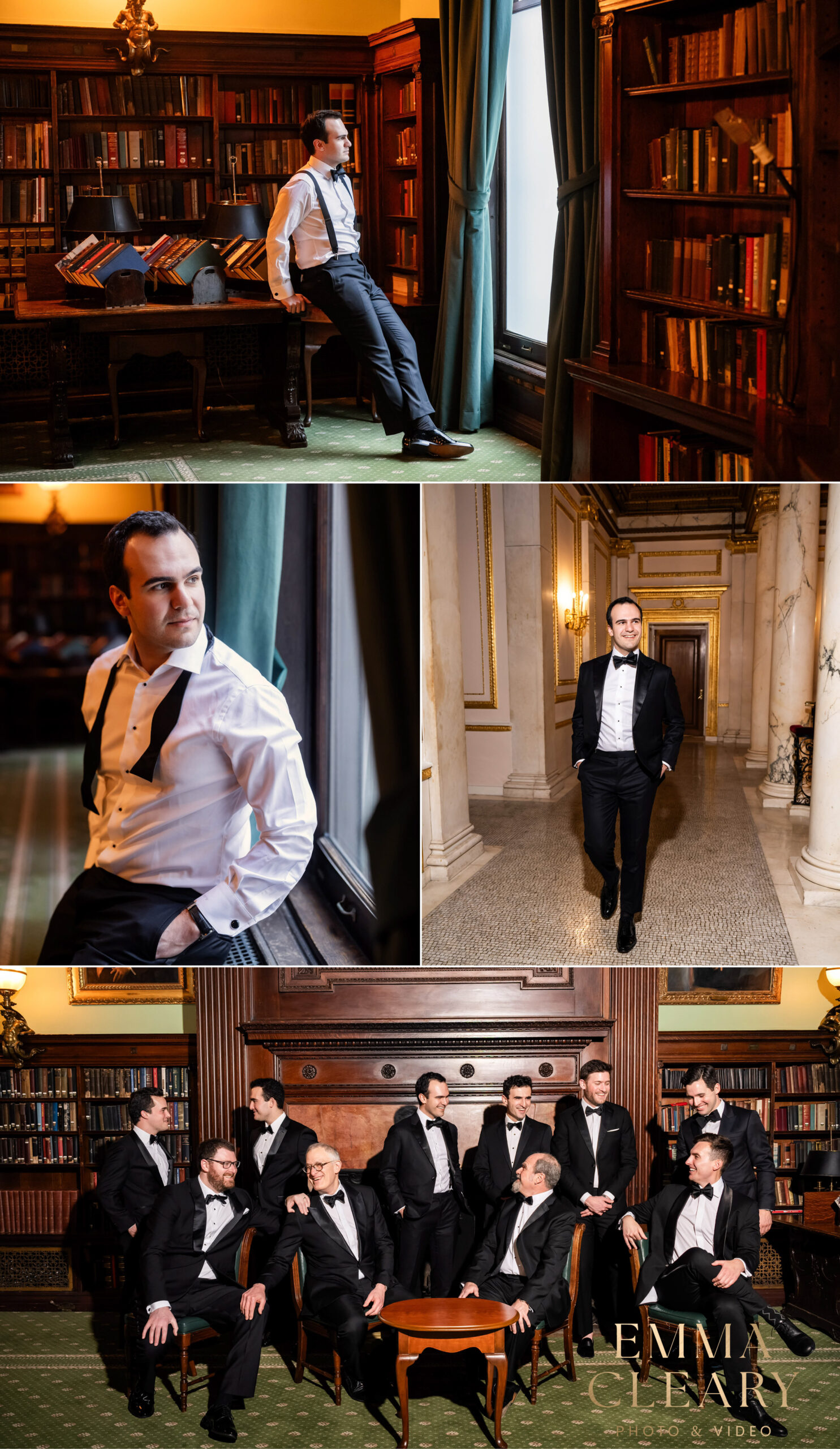 Groom getting ready photos in NYC