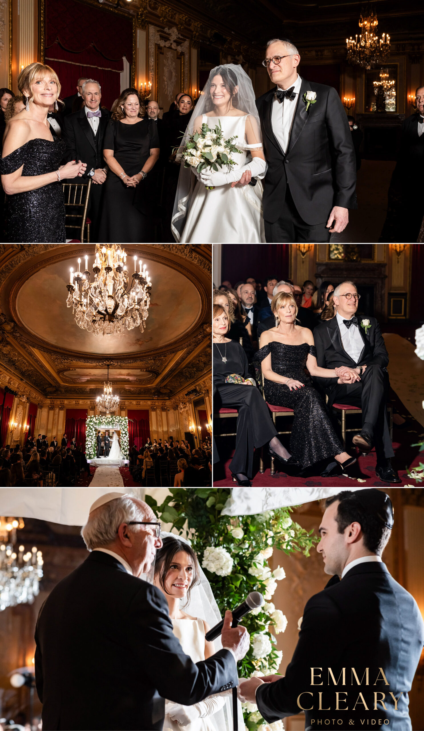 Photojournalistic photos of the NYC wedding ceremony