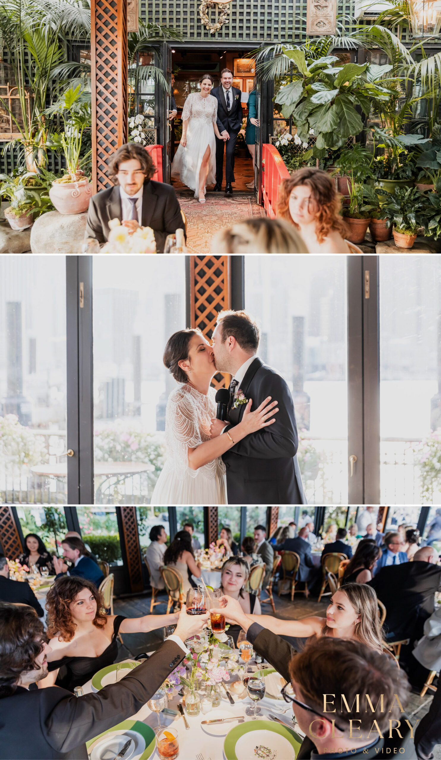Reception photos at The River Cafe