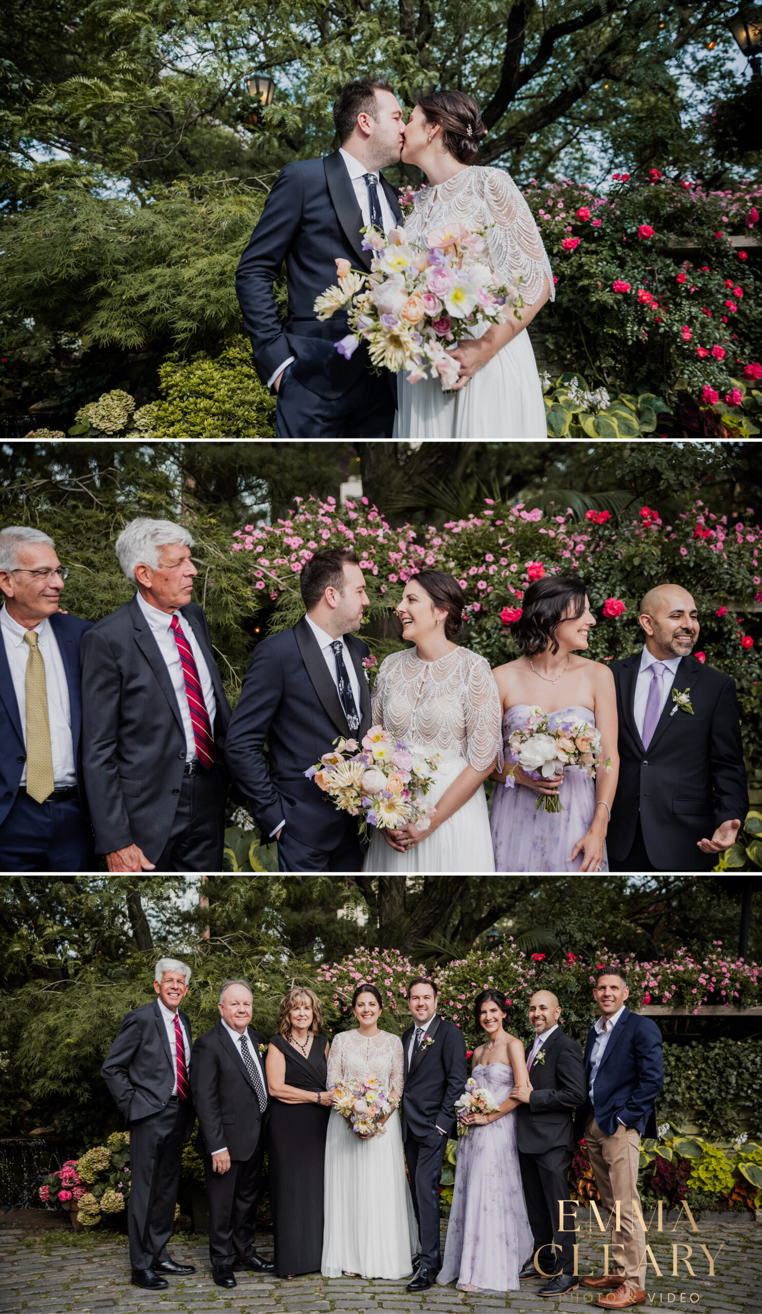 Group wedding photos in NYC