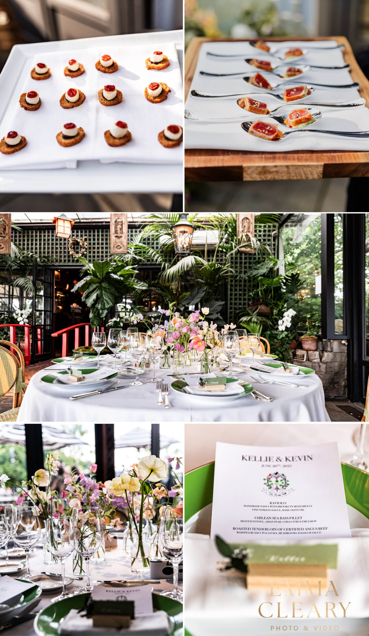 The River Cafe wedding