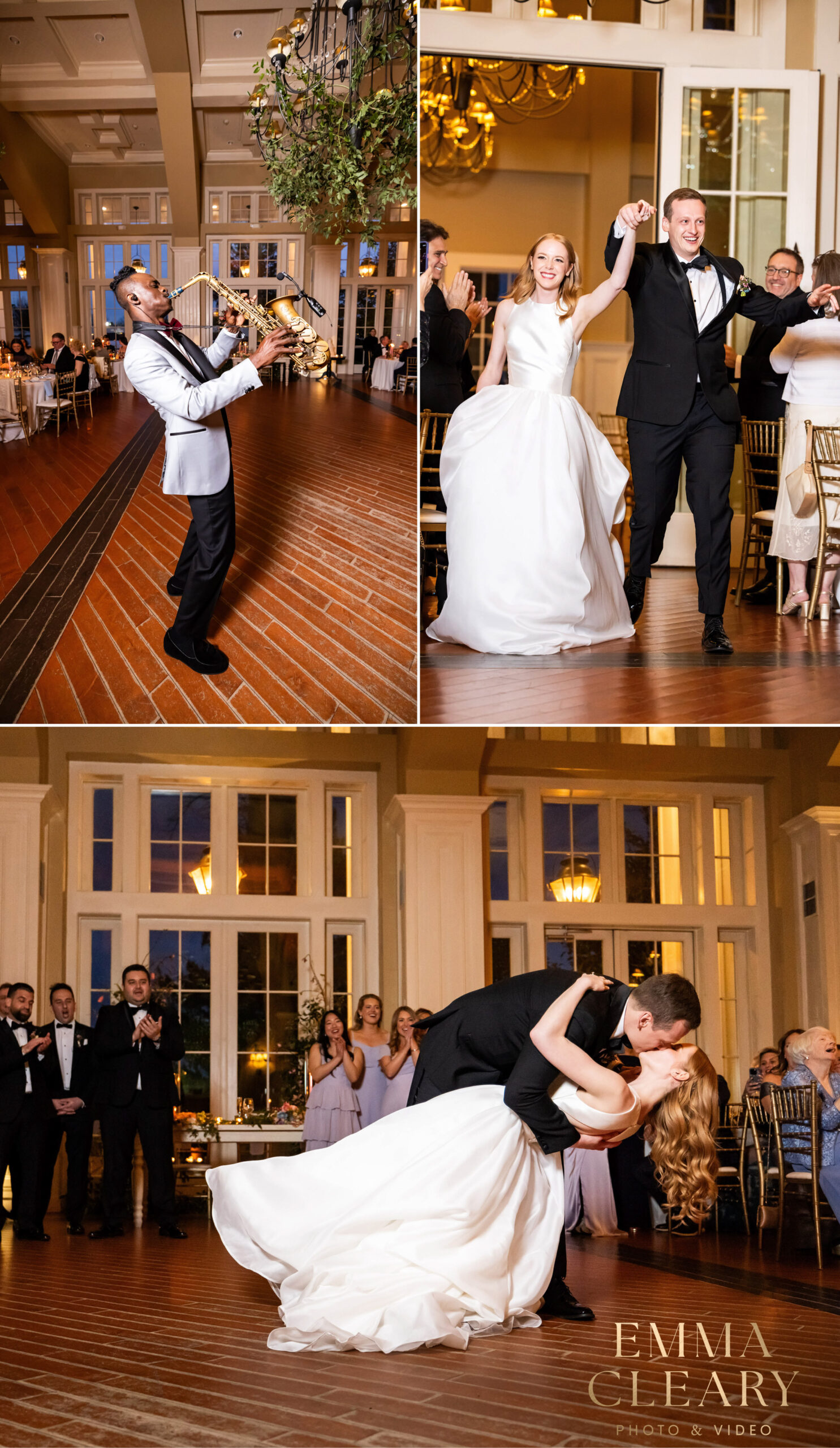 Photos of the first dance at the Ryland Inn