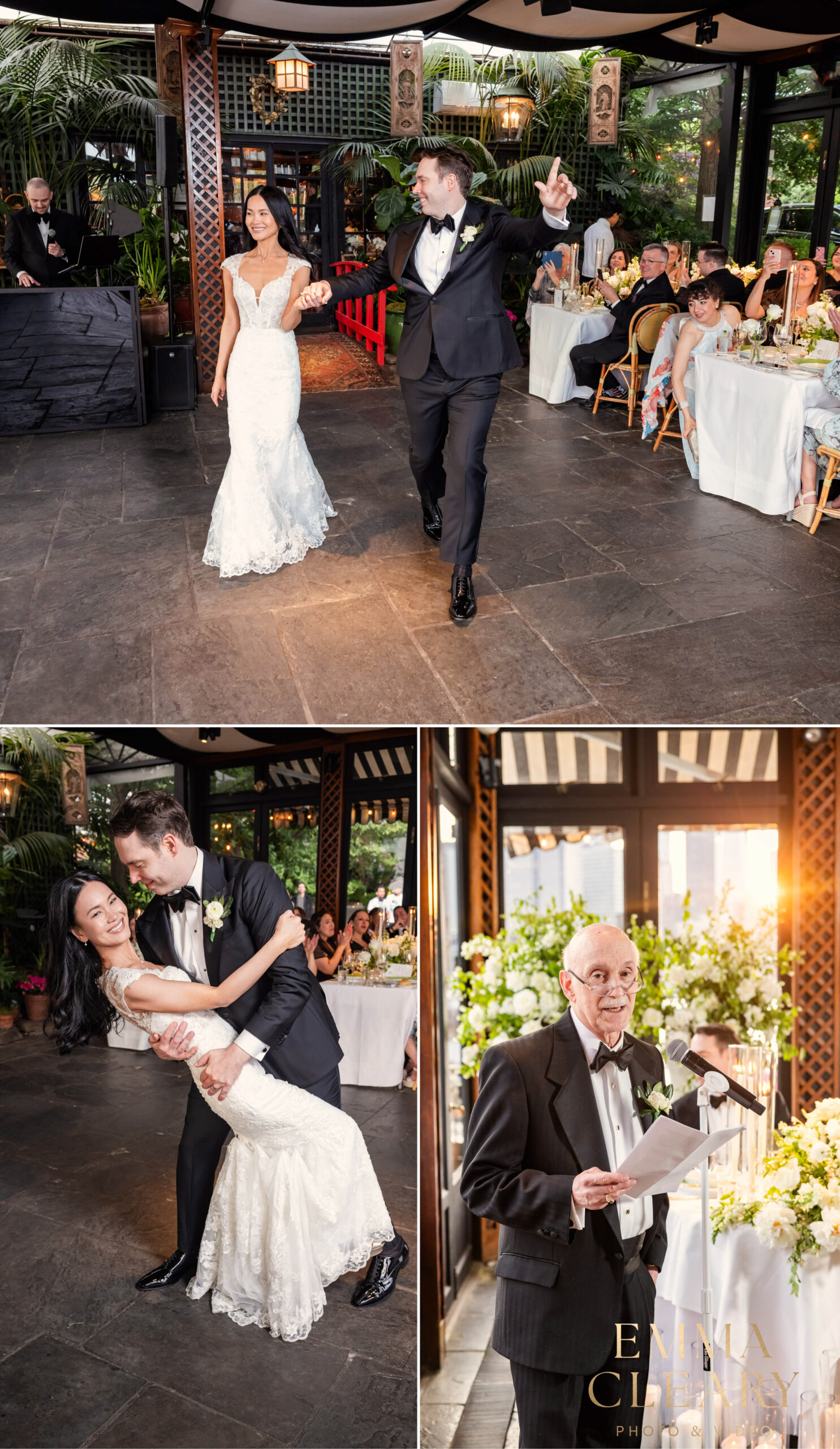 Photos of the first dance at The River Cafe