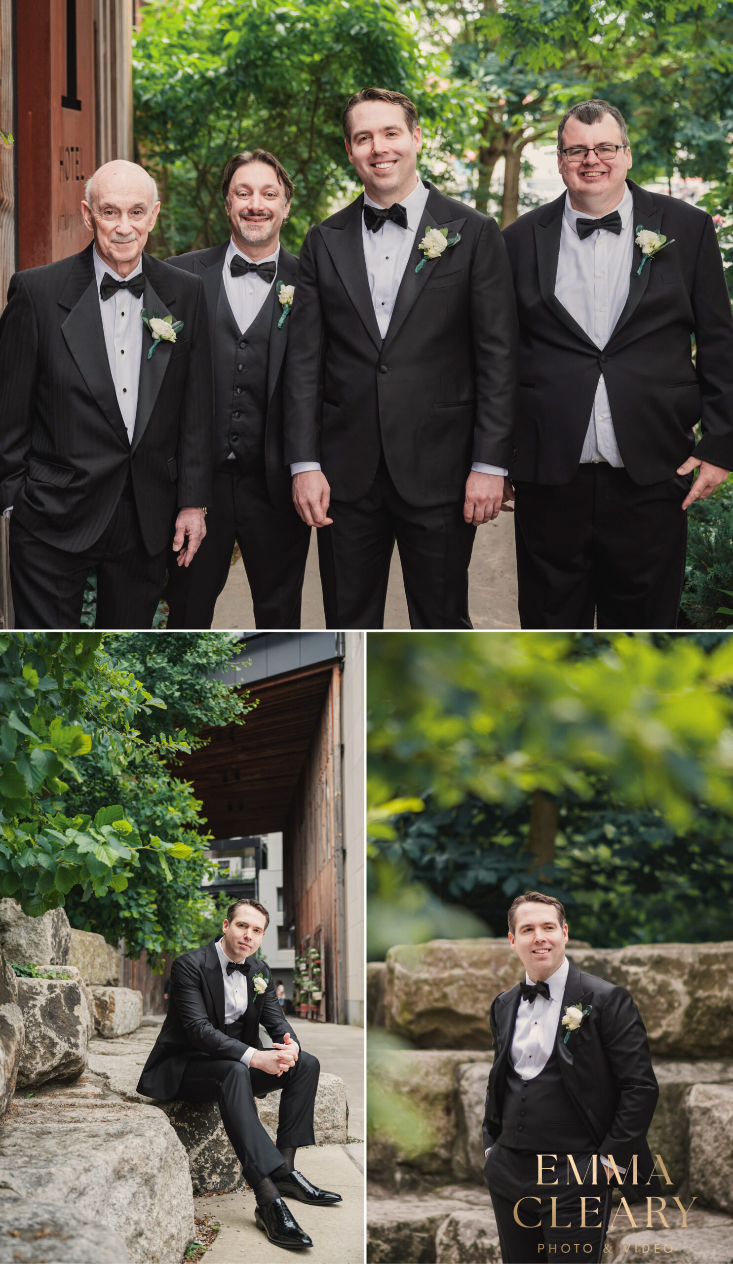 Groom getting ready photos in NYC