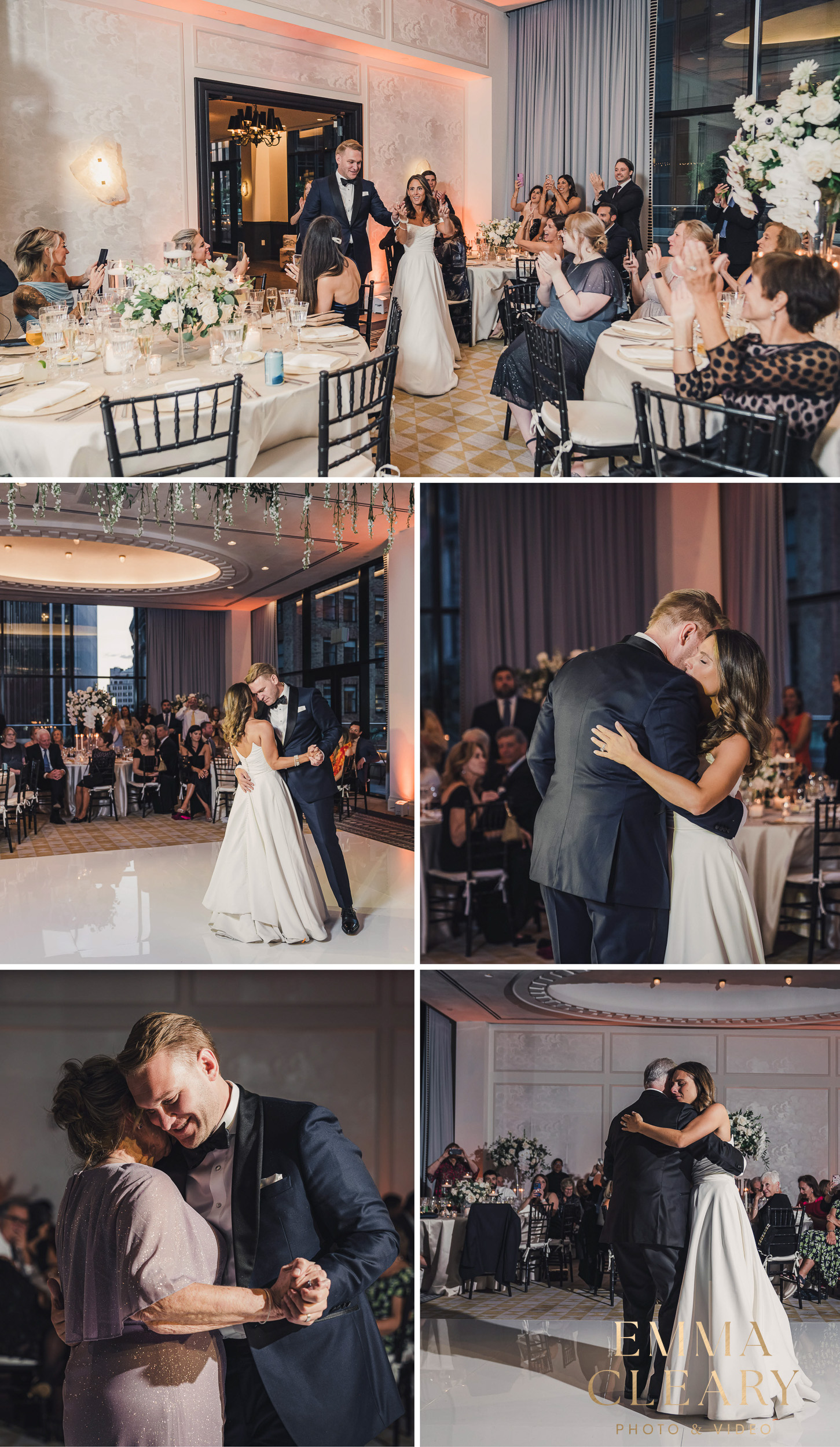 First dance photos at Wall Street Hotel