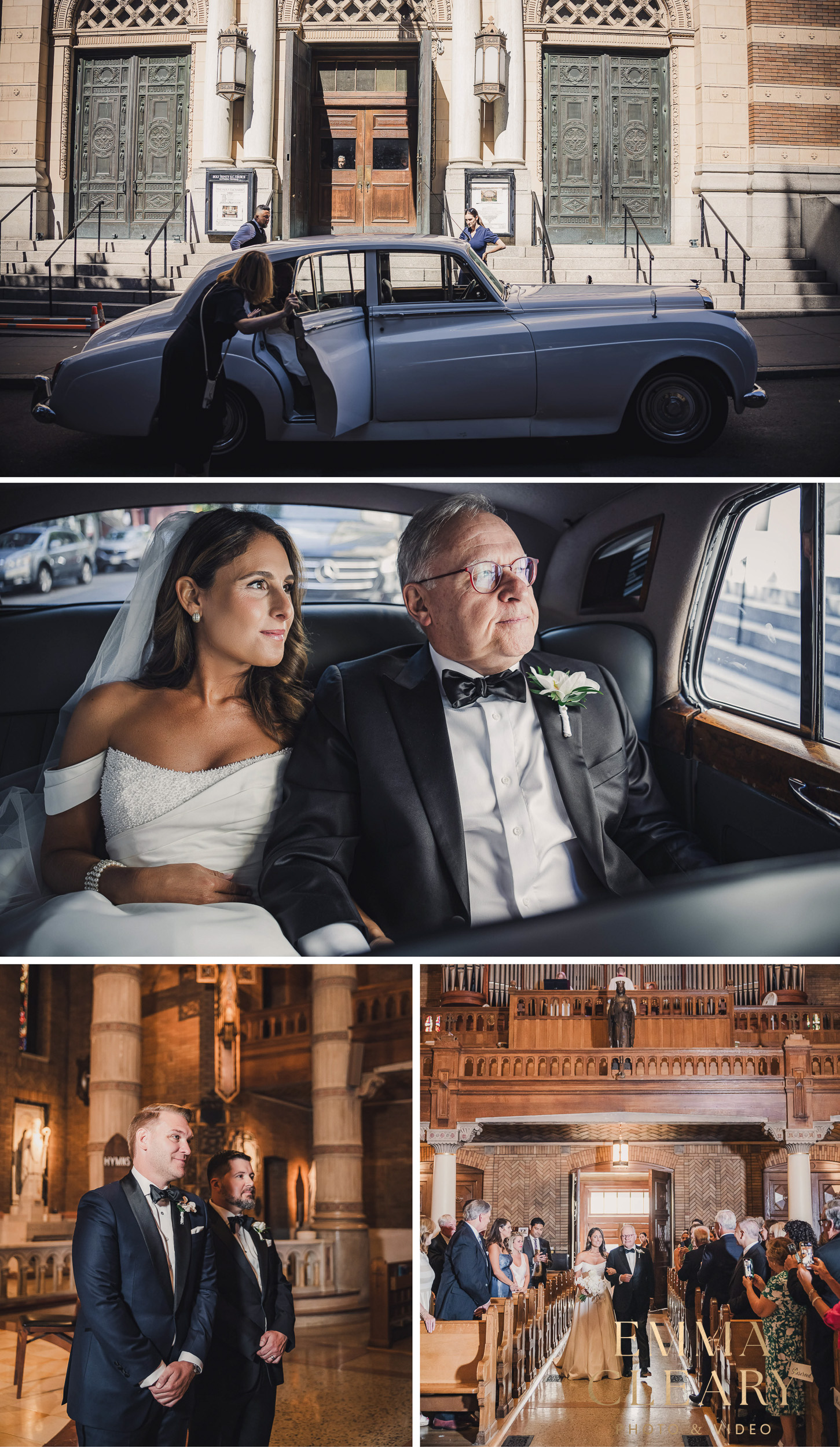 Photojournalistic photos of the NYC wedding ceremony