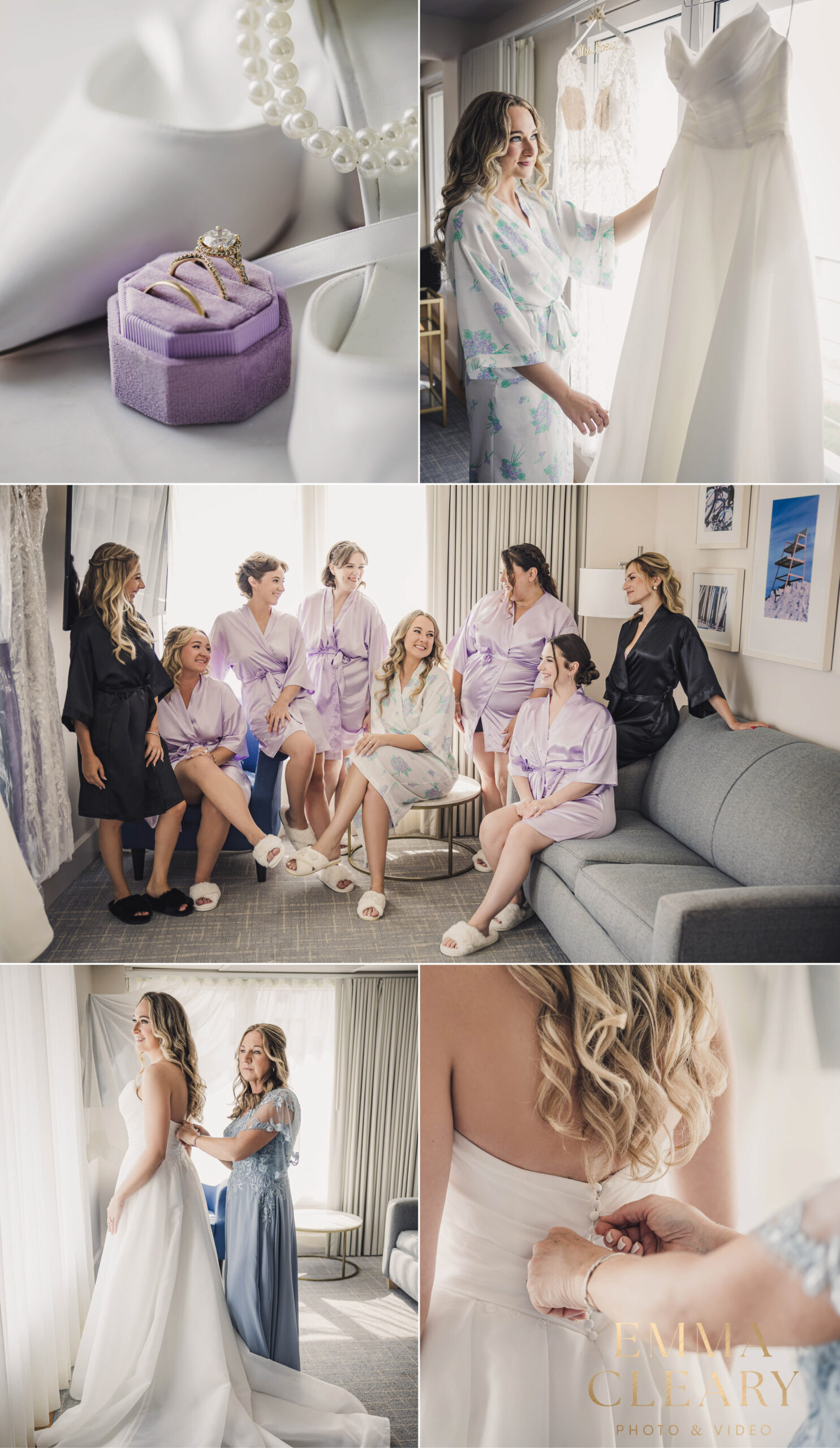 Bride getting ready photos in NYC