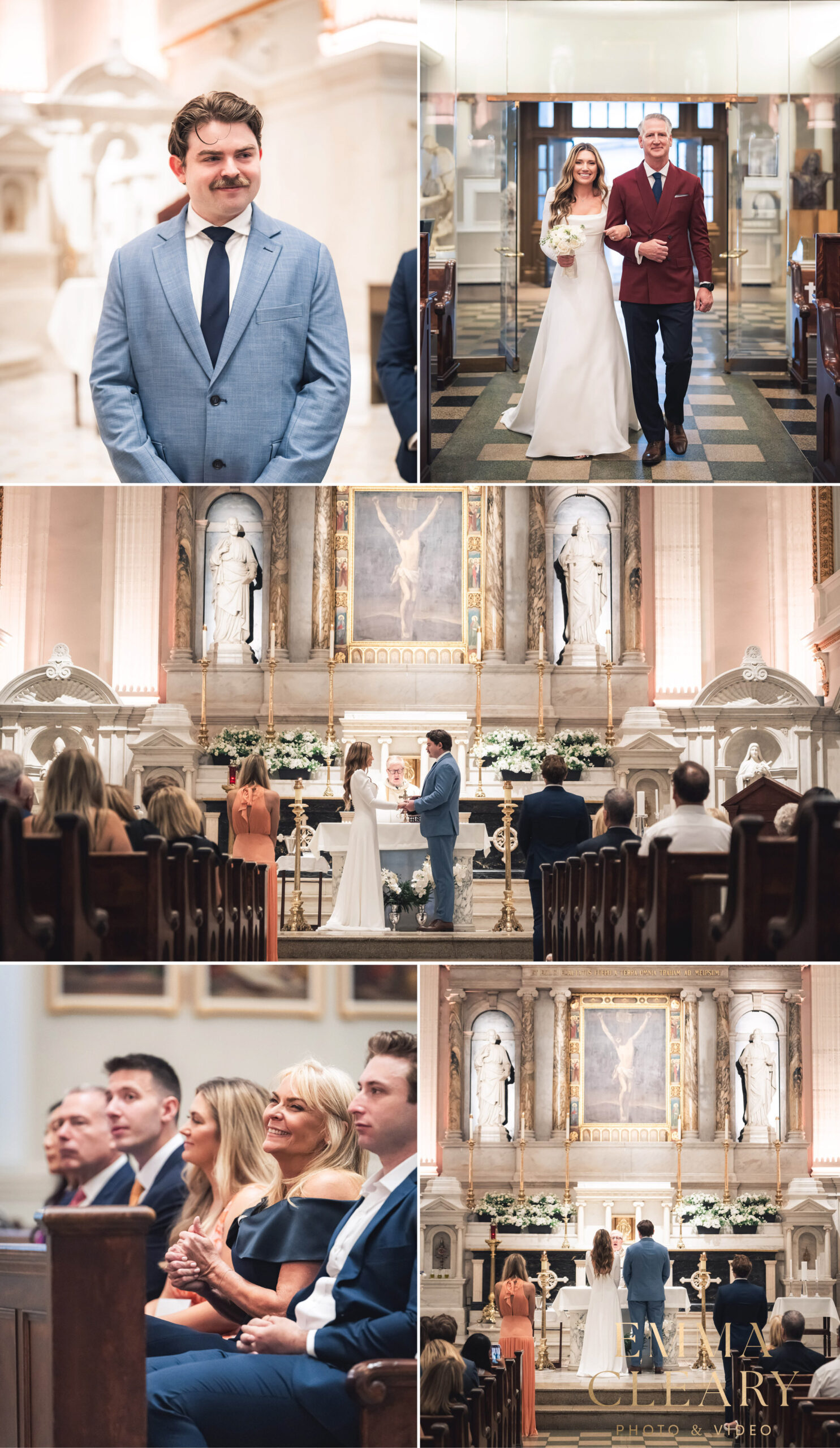 Photojournalistic photos of the wedding ceremony in New York