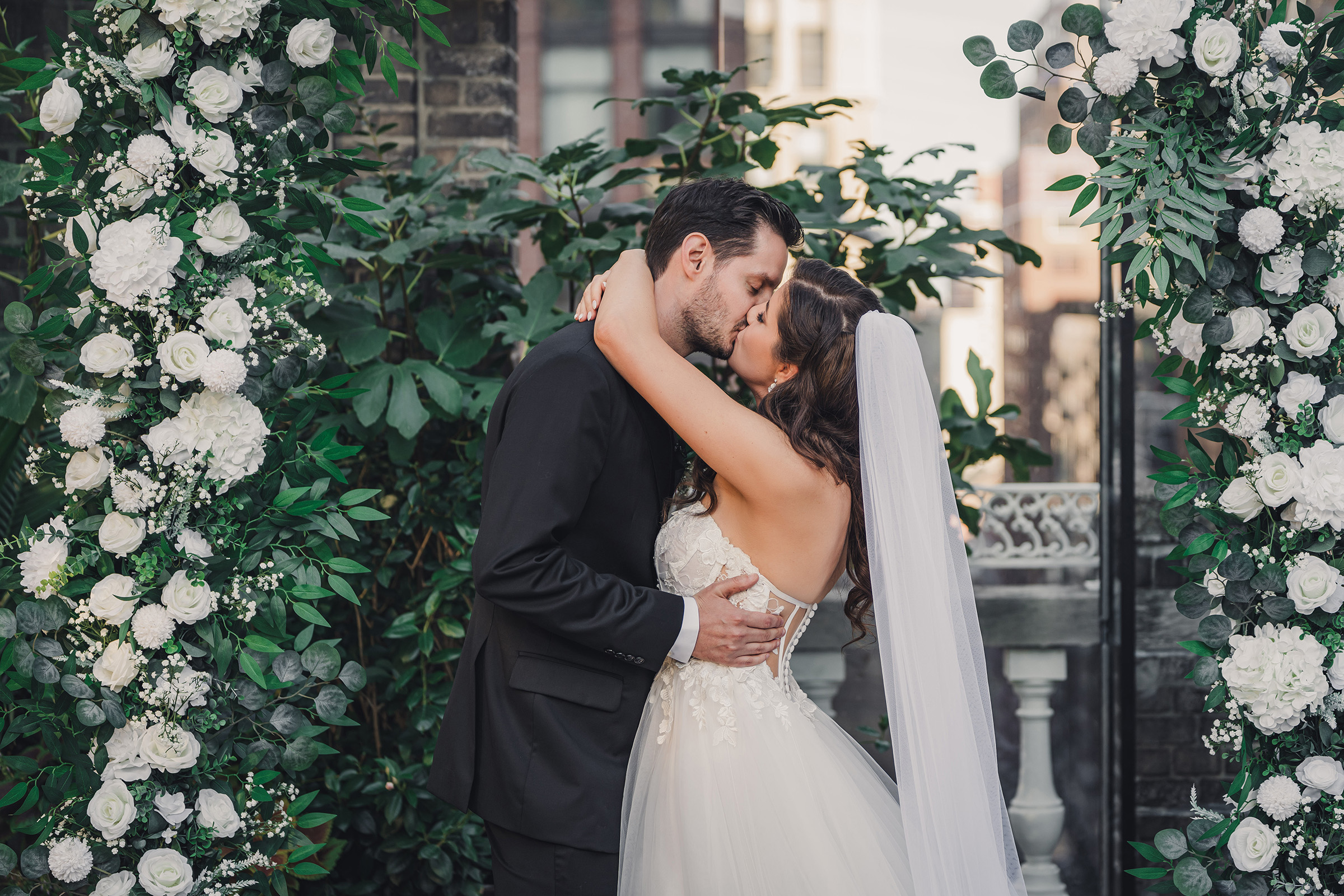 Midtown loft and terrace wedding video