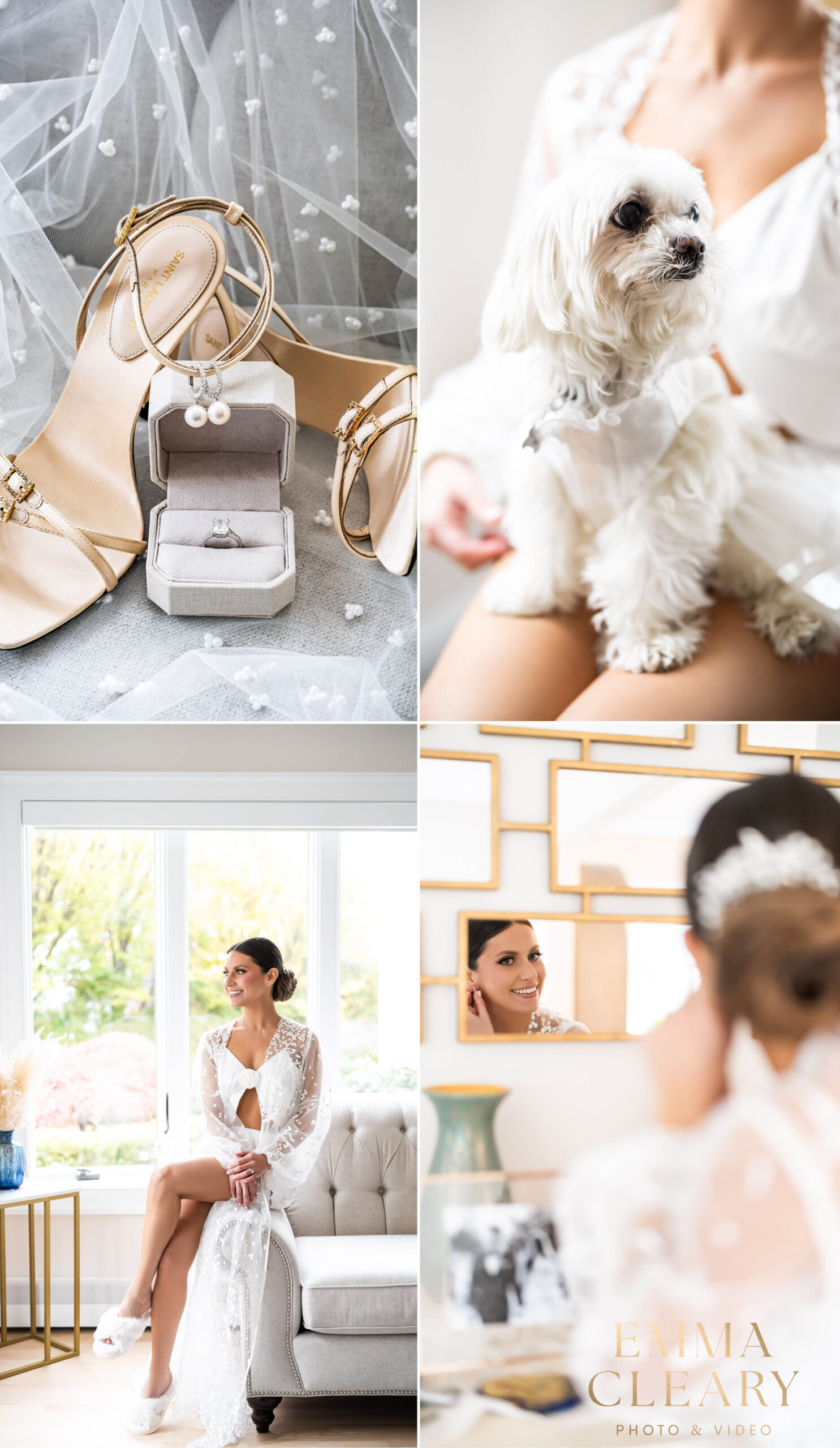 Bride getting ready photos in NJ