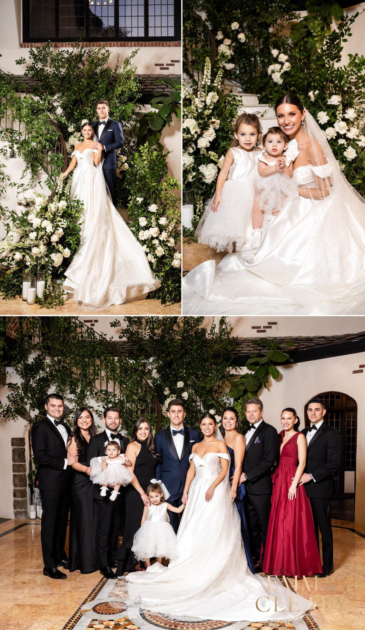 Editorial photos of the bride and groom at the Pleasantdale Chateau