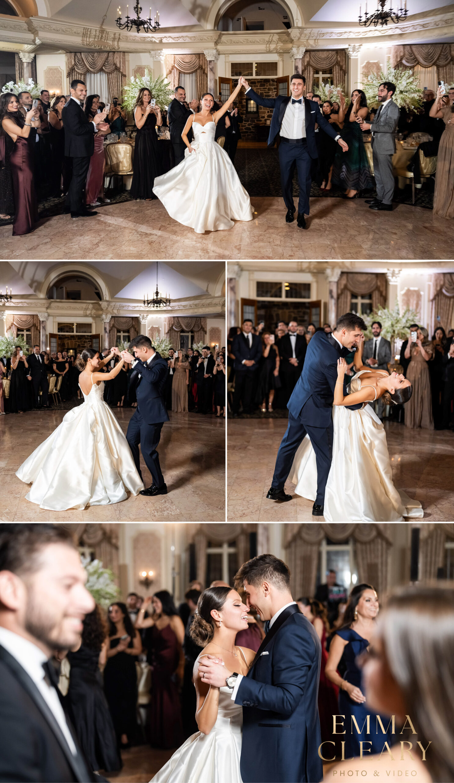 First dance photos at the Pleasantdale Chateau