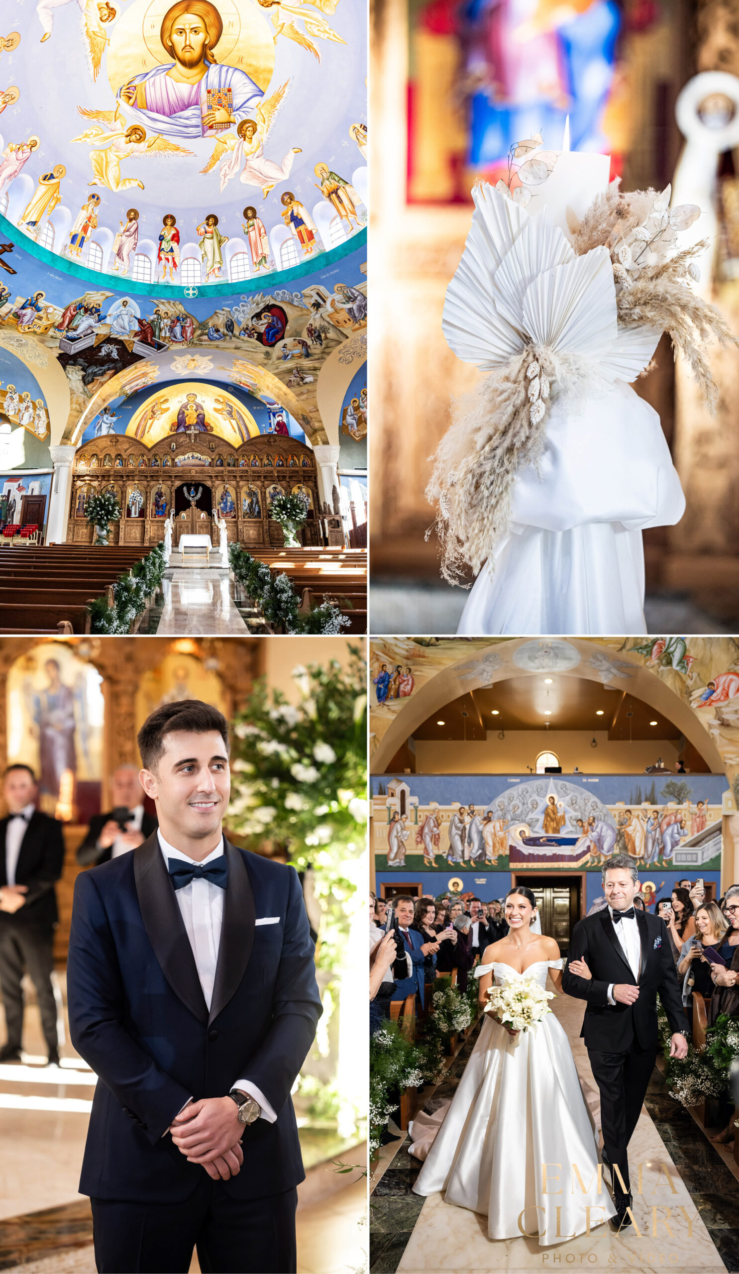Photojournalistic photos of the wedding ceremony in NJ.