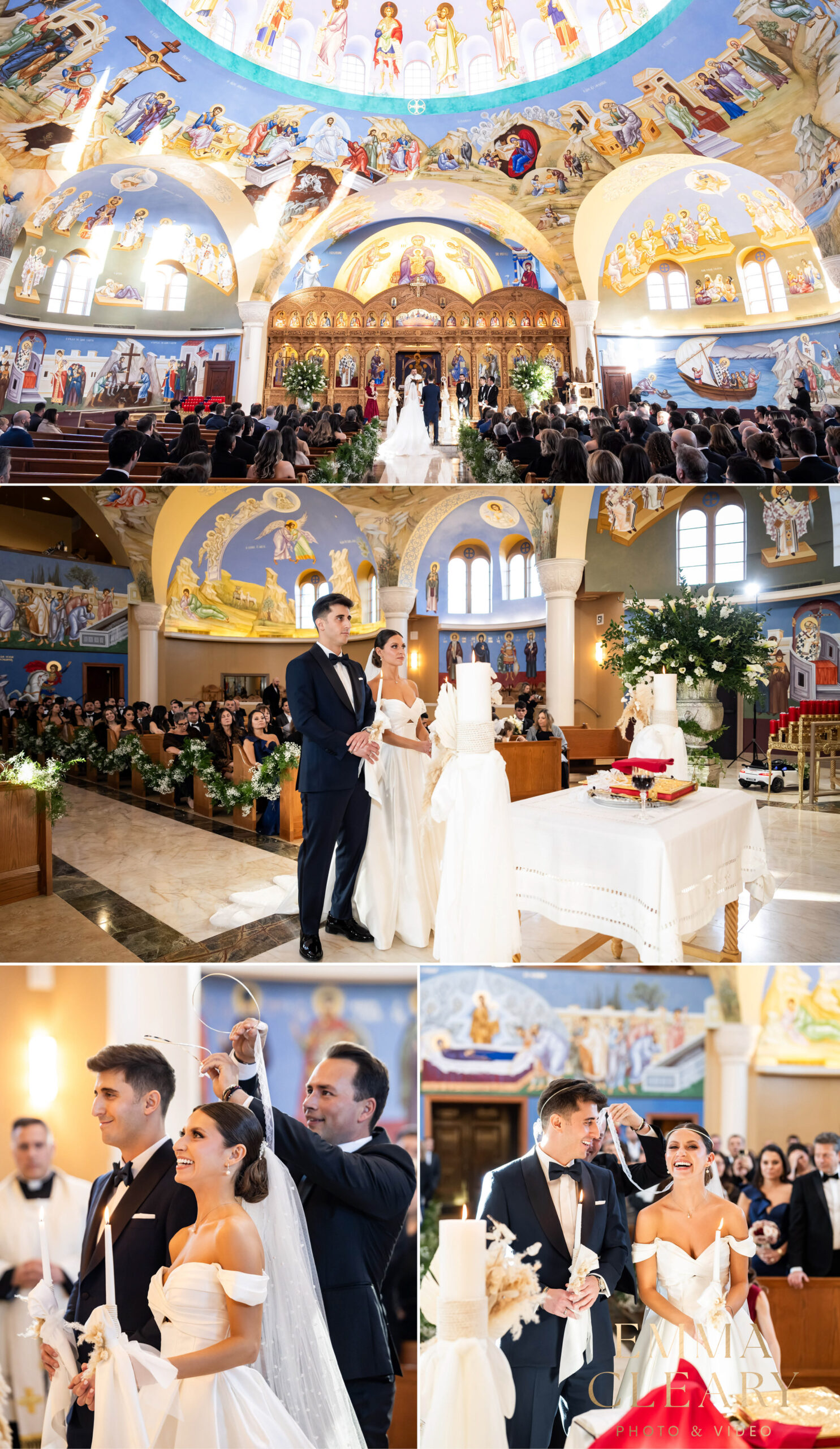 Photojournalistic photos of the wedding ceremony in NJ.