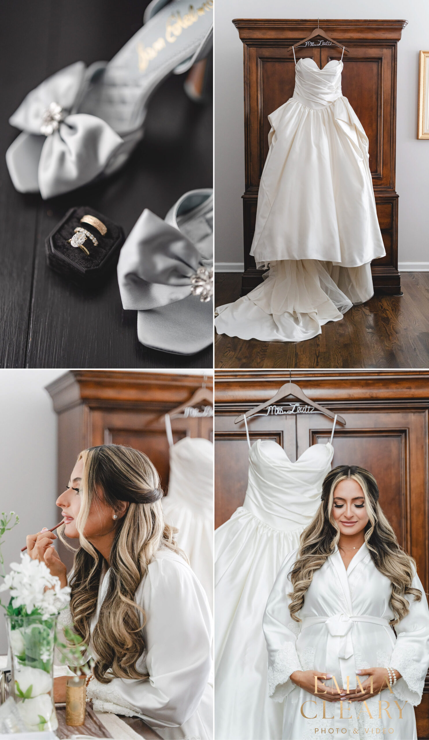 Bride getting ready photos in NYC