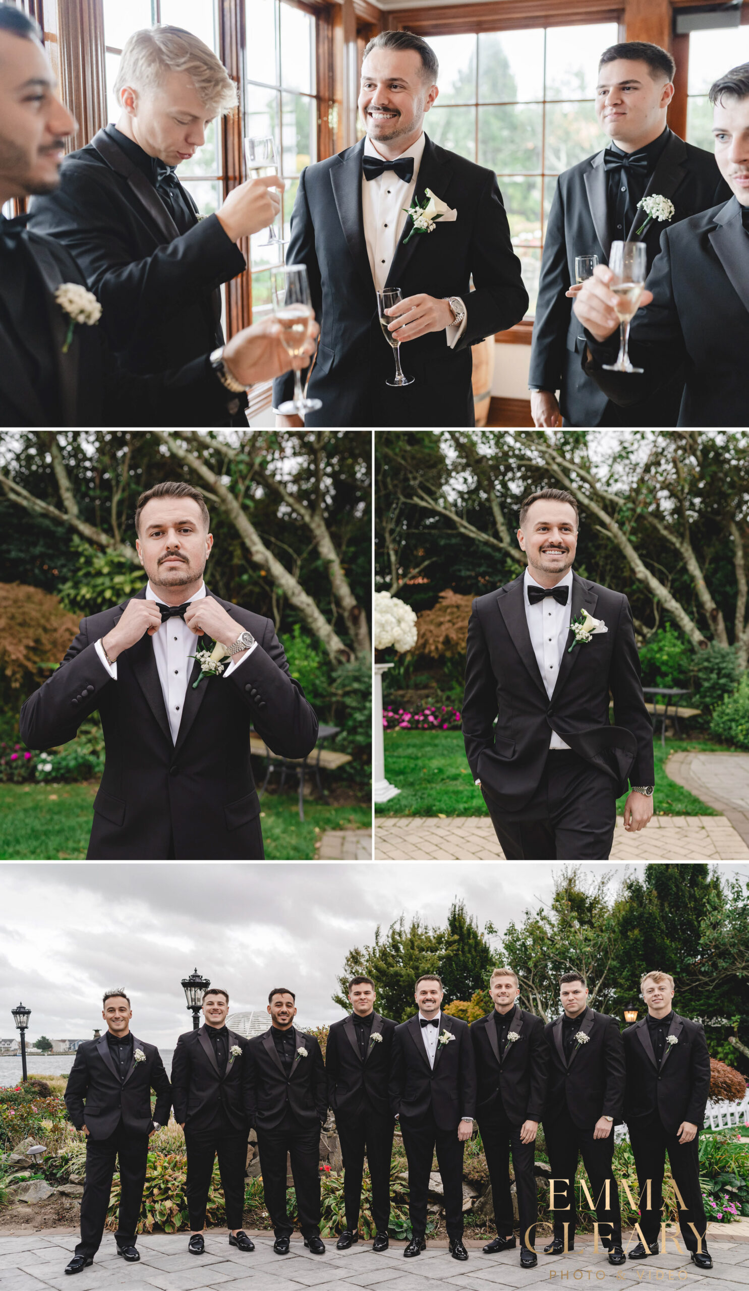 Groom getting ready photos in NYC