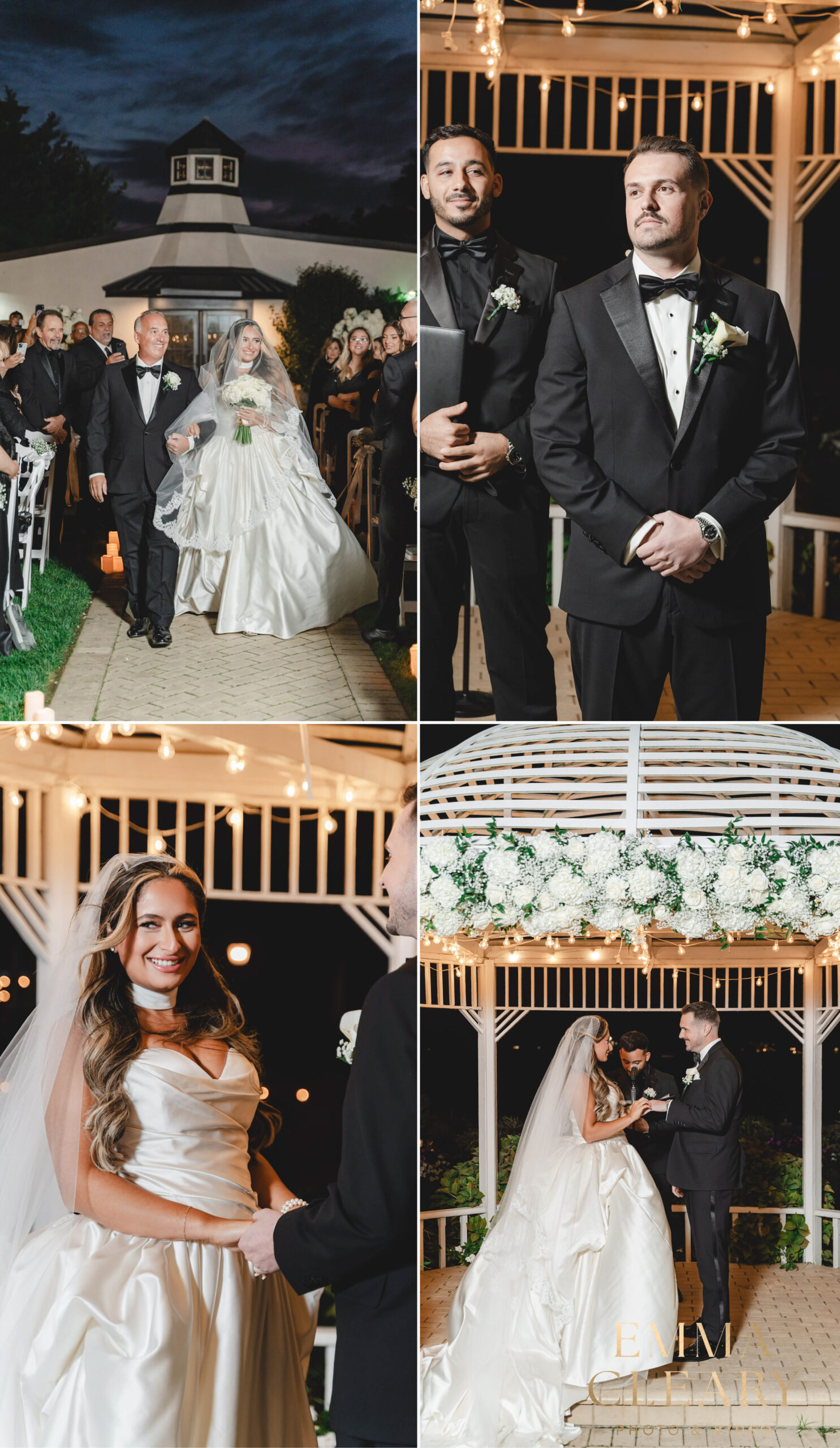 Photojournalistic photos of the wedding ceremony in New York