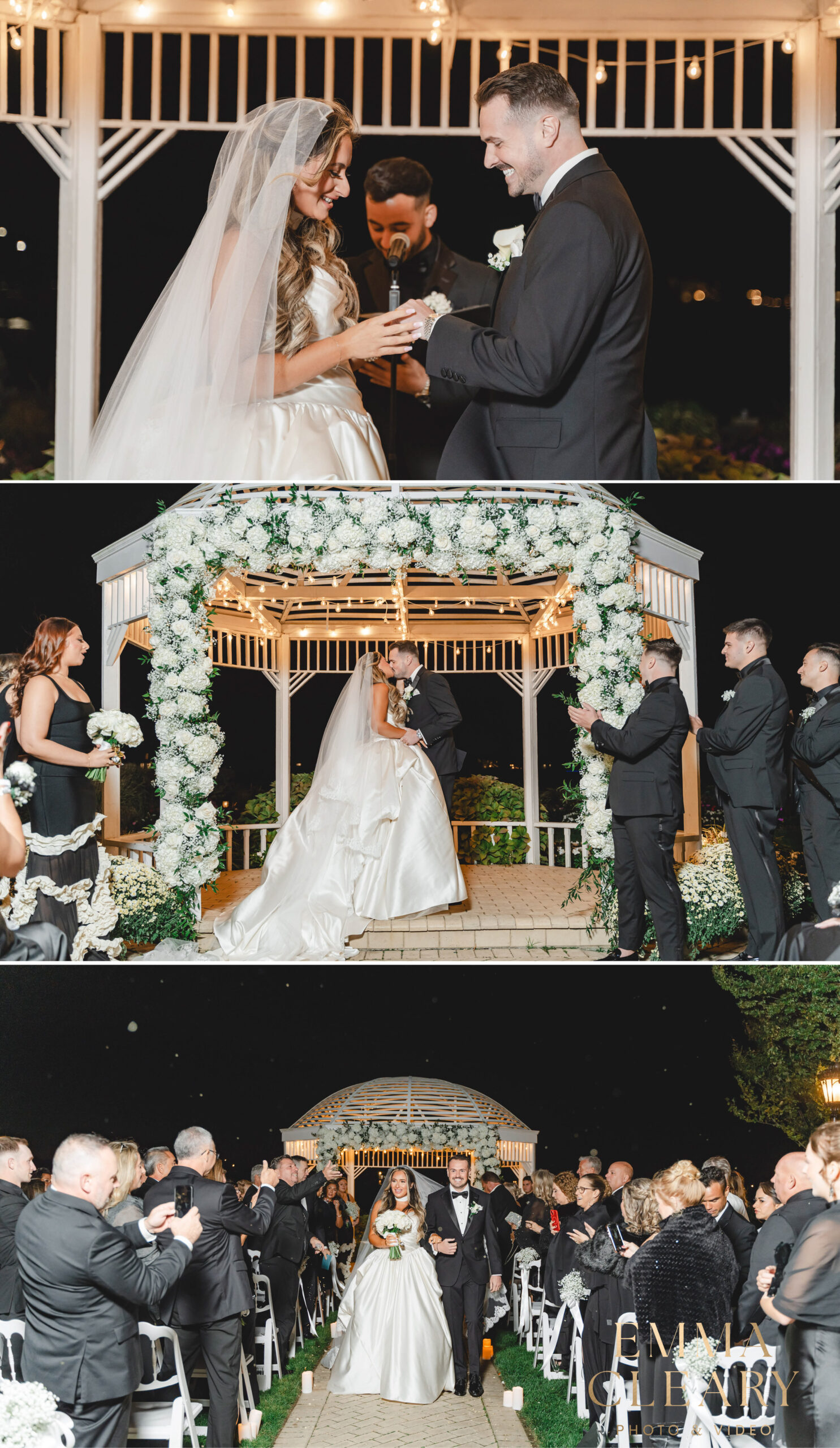 Photojournalistic photos of the wedding ceremony in New York