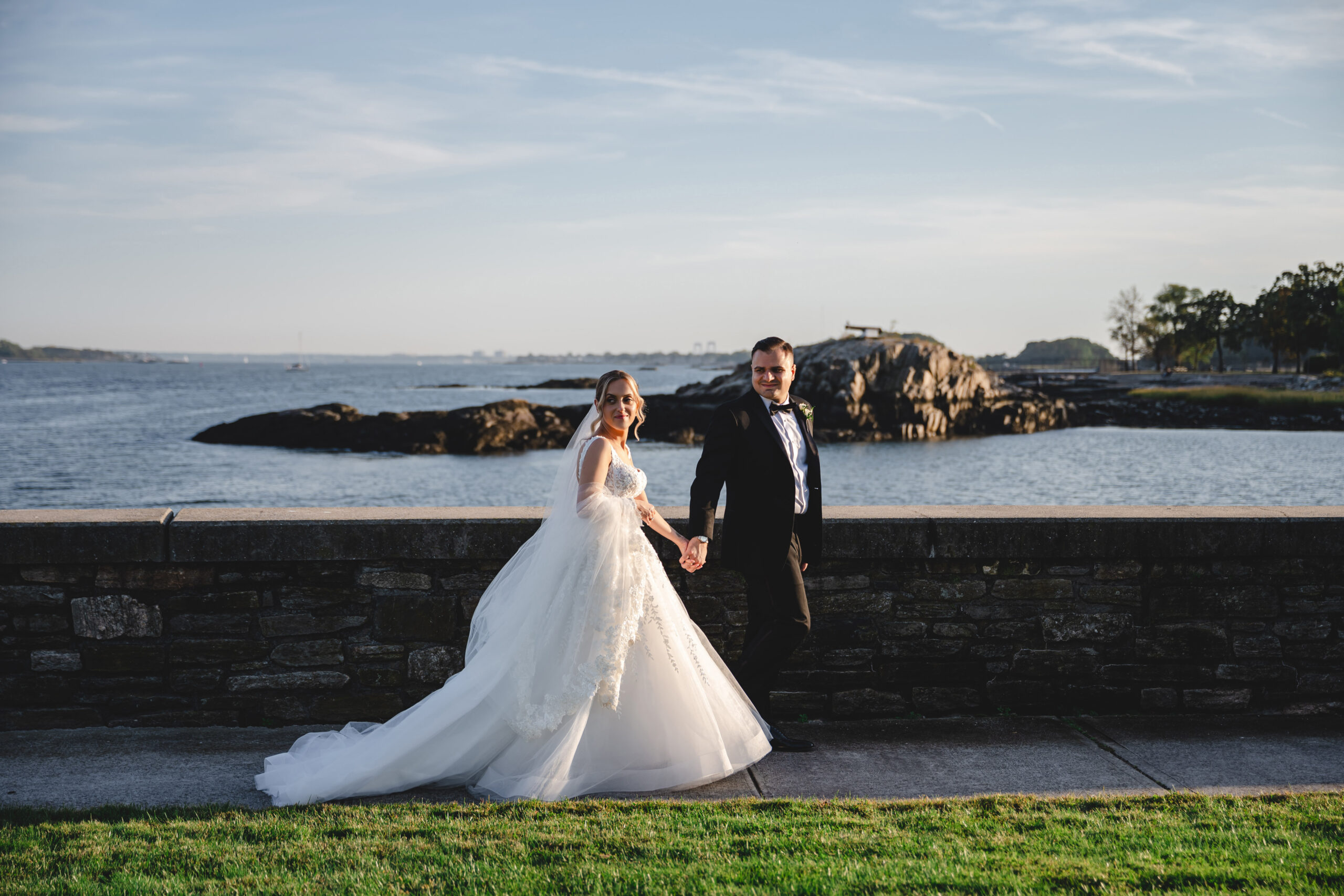 Glen Island Harbor Club Wedding Video with Ceremony at St. Augustine Church