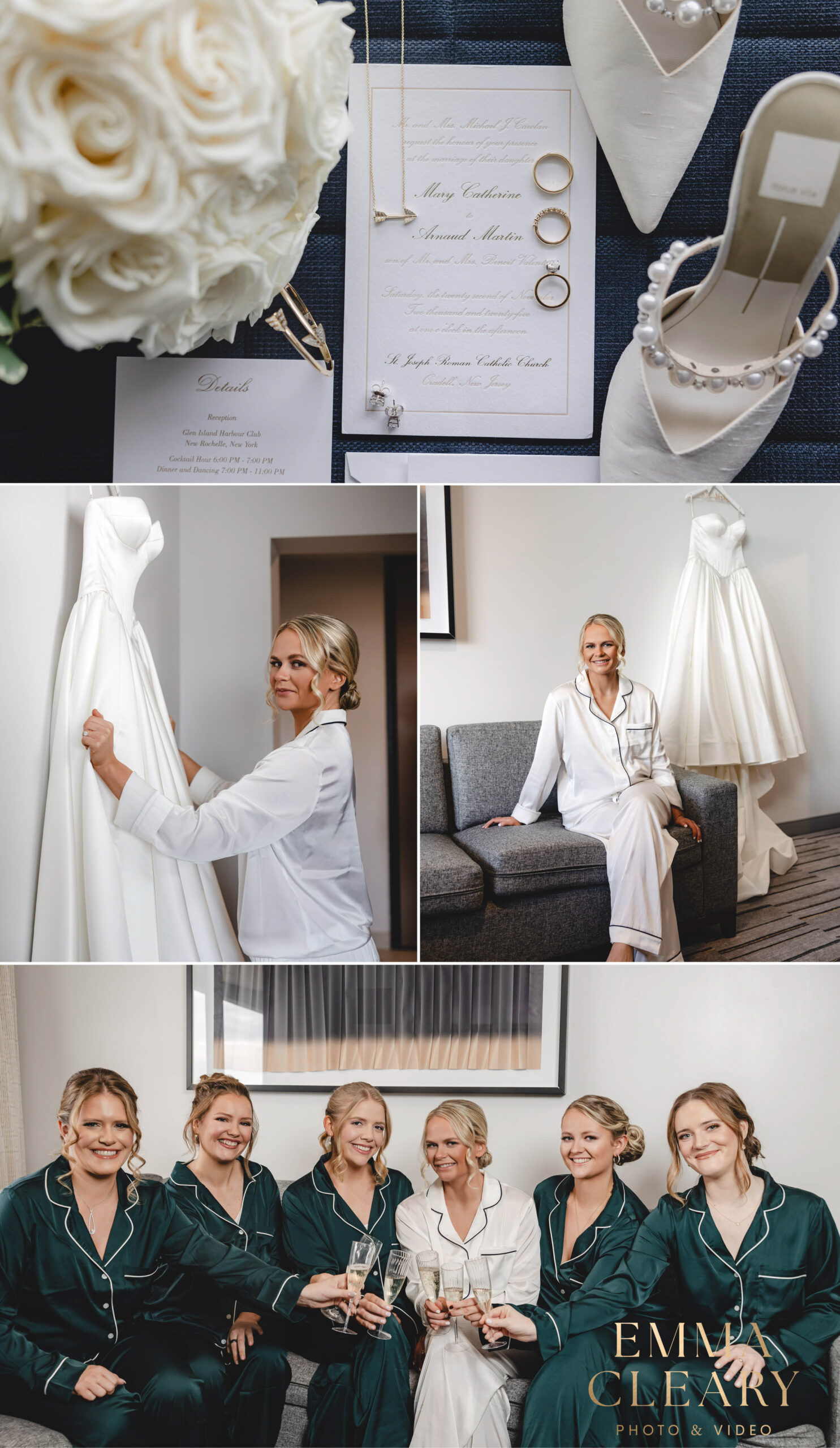 Bride getting ready photos in NYC