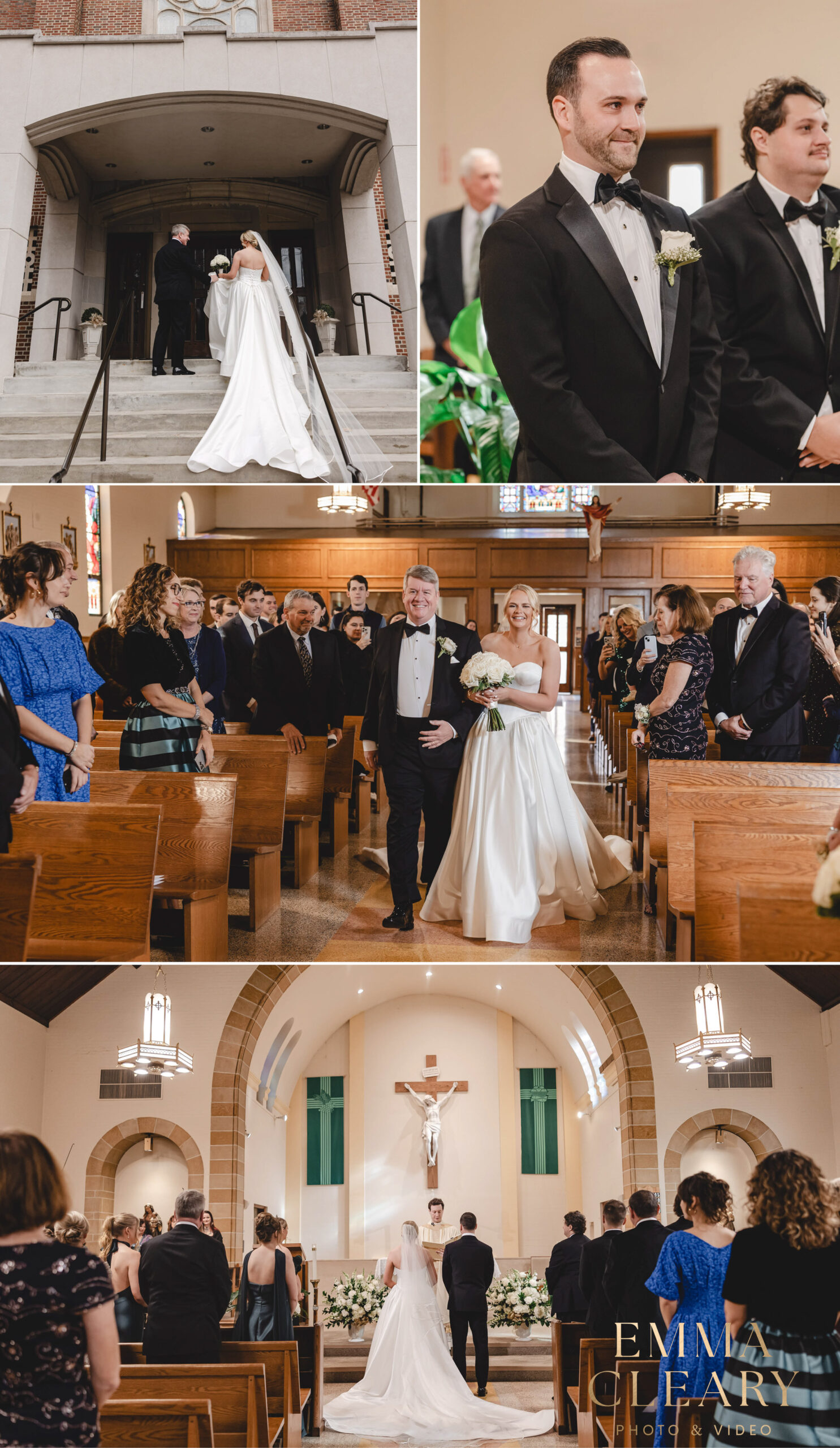 Photojournalistic photos of the wedding ceremony in New York
