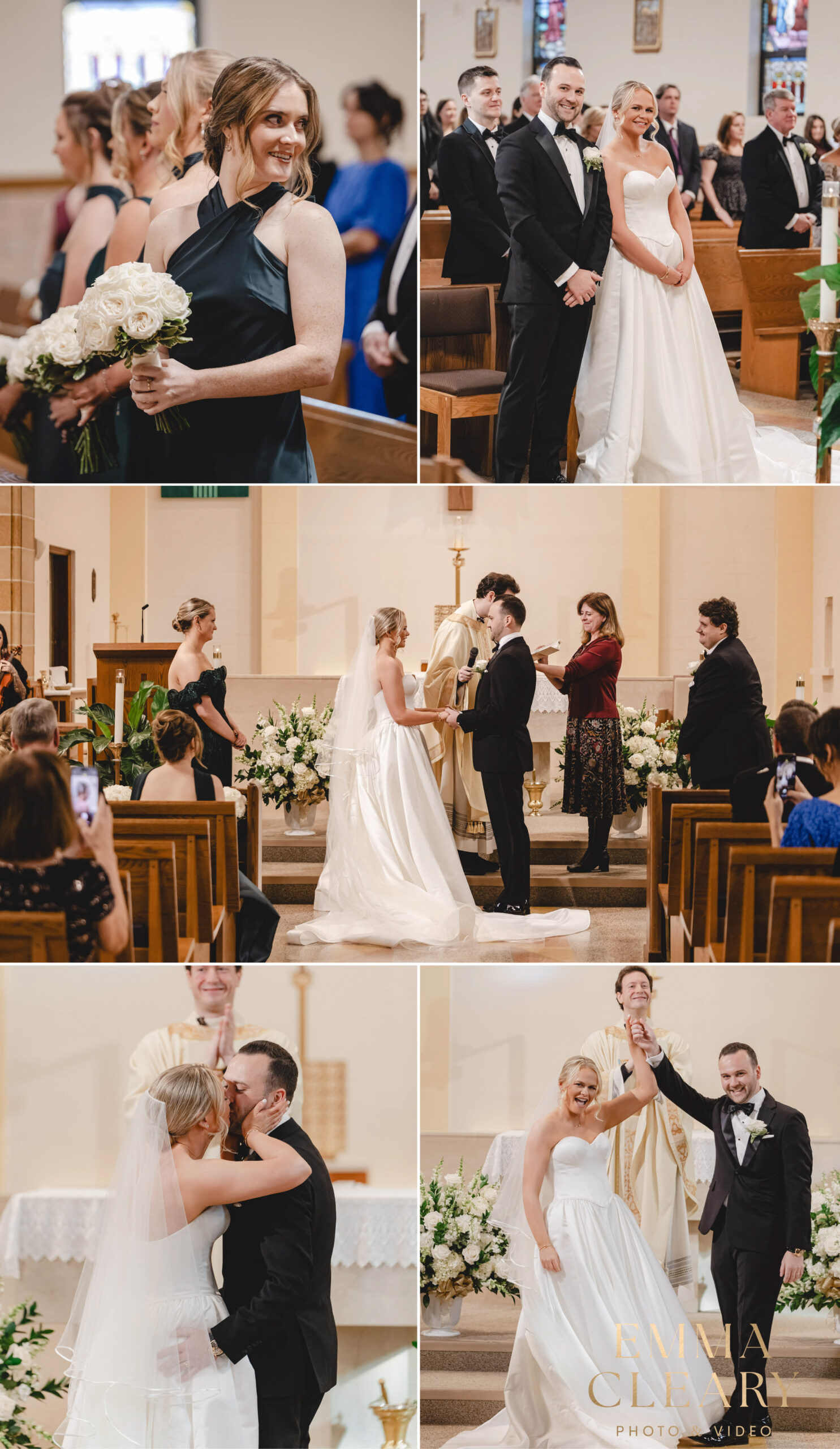 Photojournalistic photos of the wedding ceremony in New York