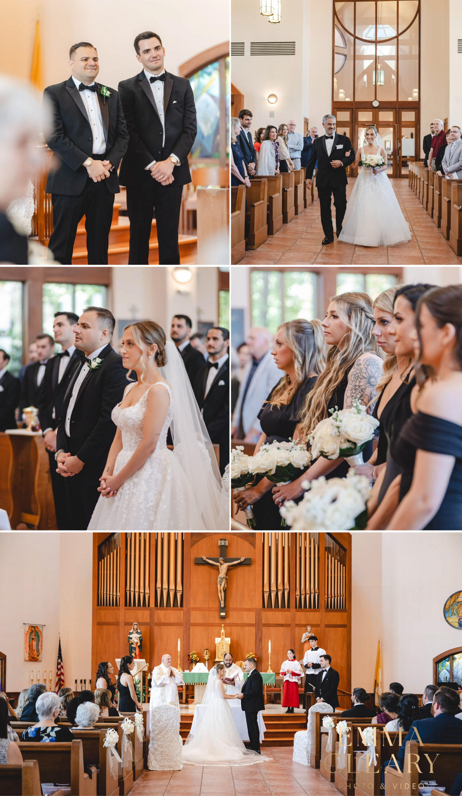 Photojournalistic photos of the wedding ceremony in NY