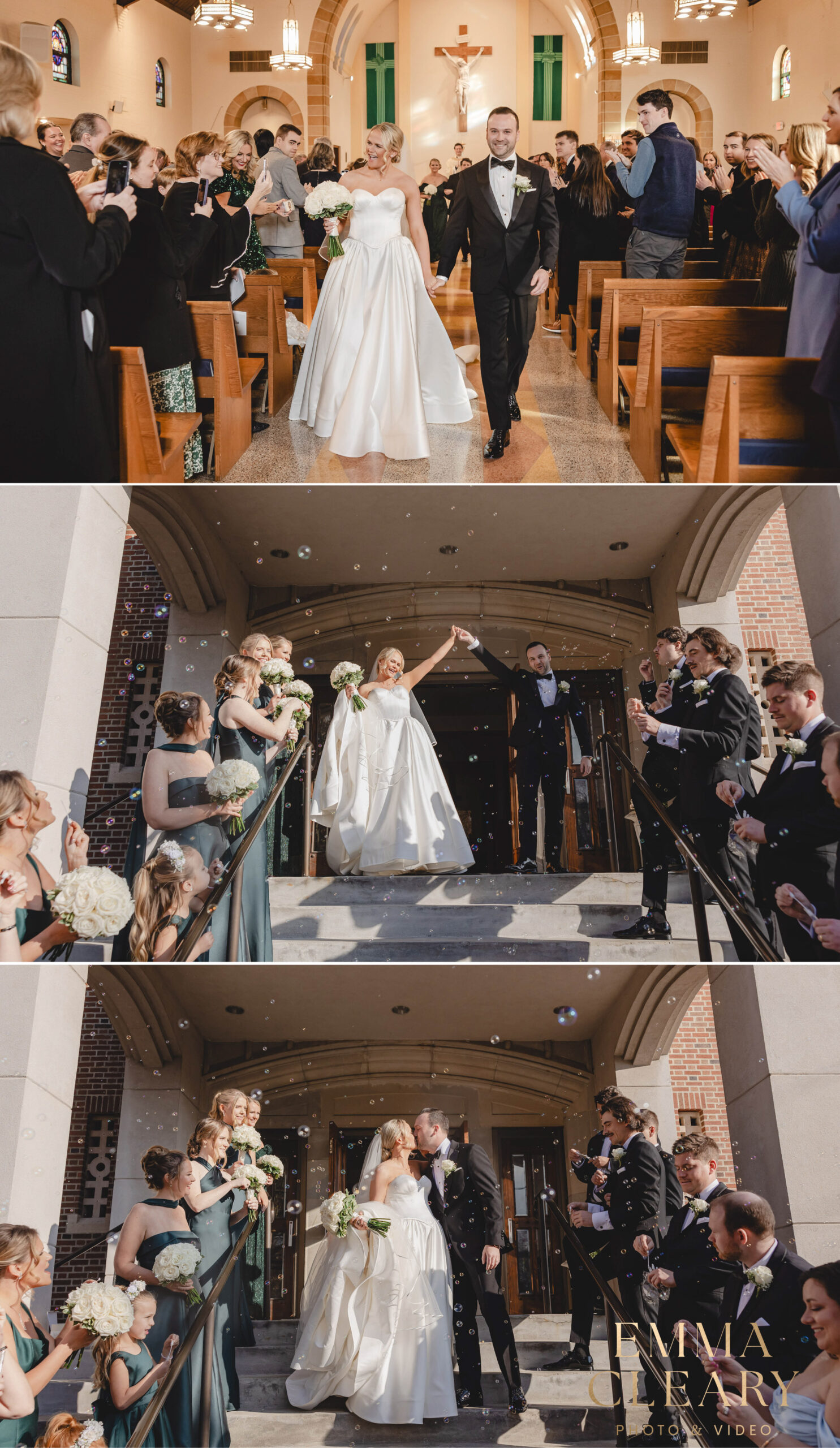Photojournalistic photos of the wedding ceremony in New York