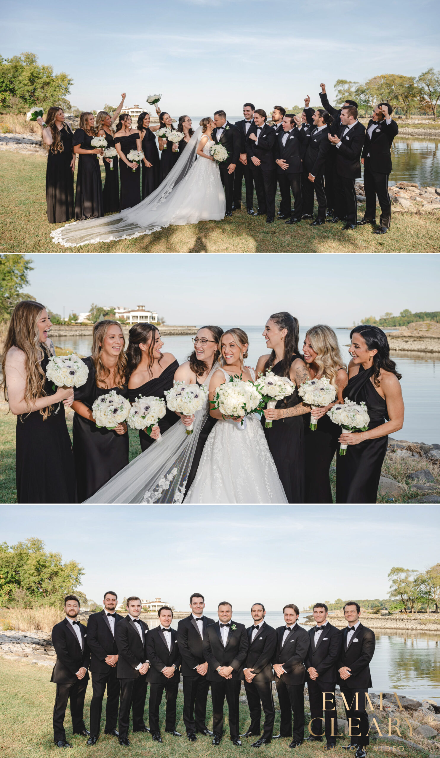 Editorial group wedding photos in NY