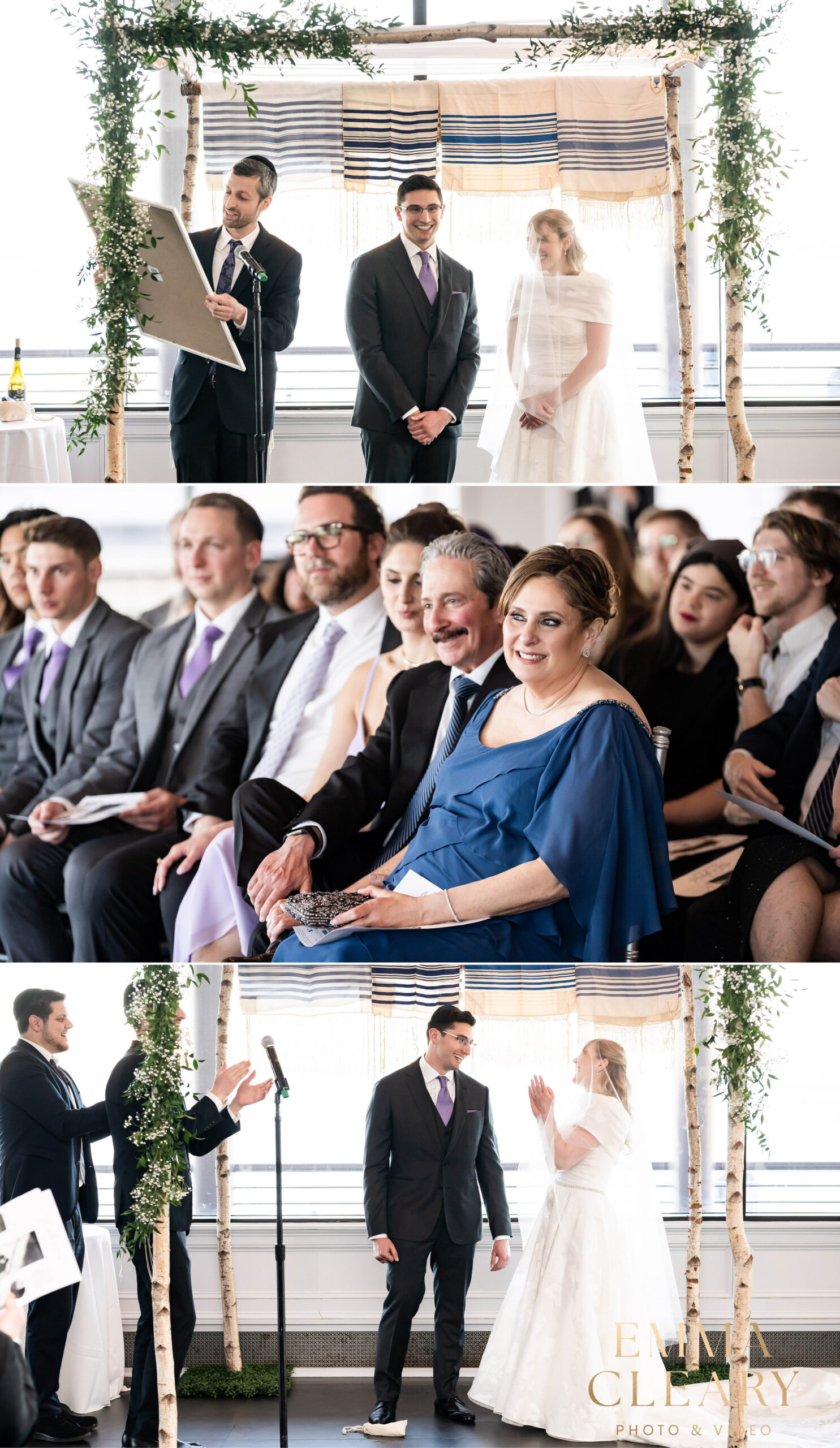 Photojournalistic photos of the Hudson House wedding ceremony
