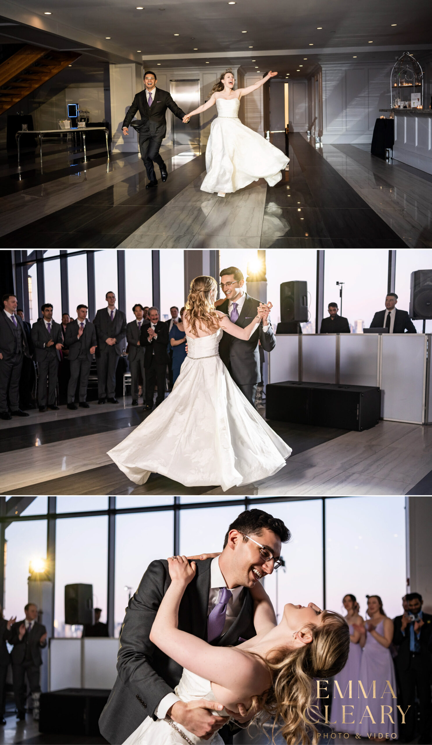 First dance photos at Hudson House