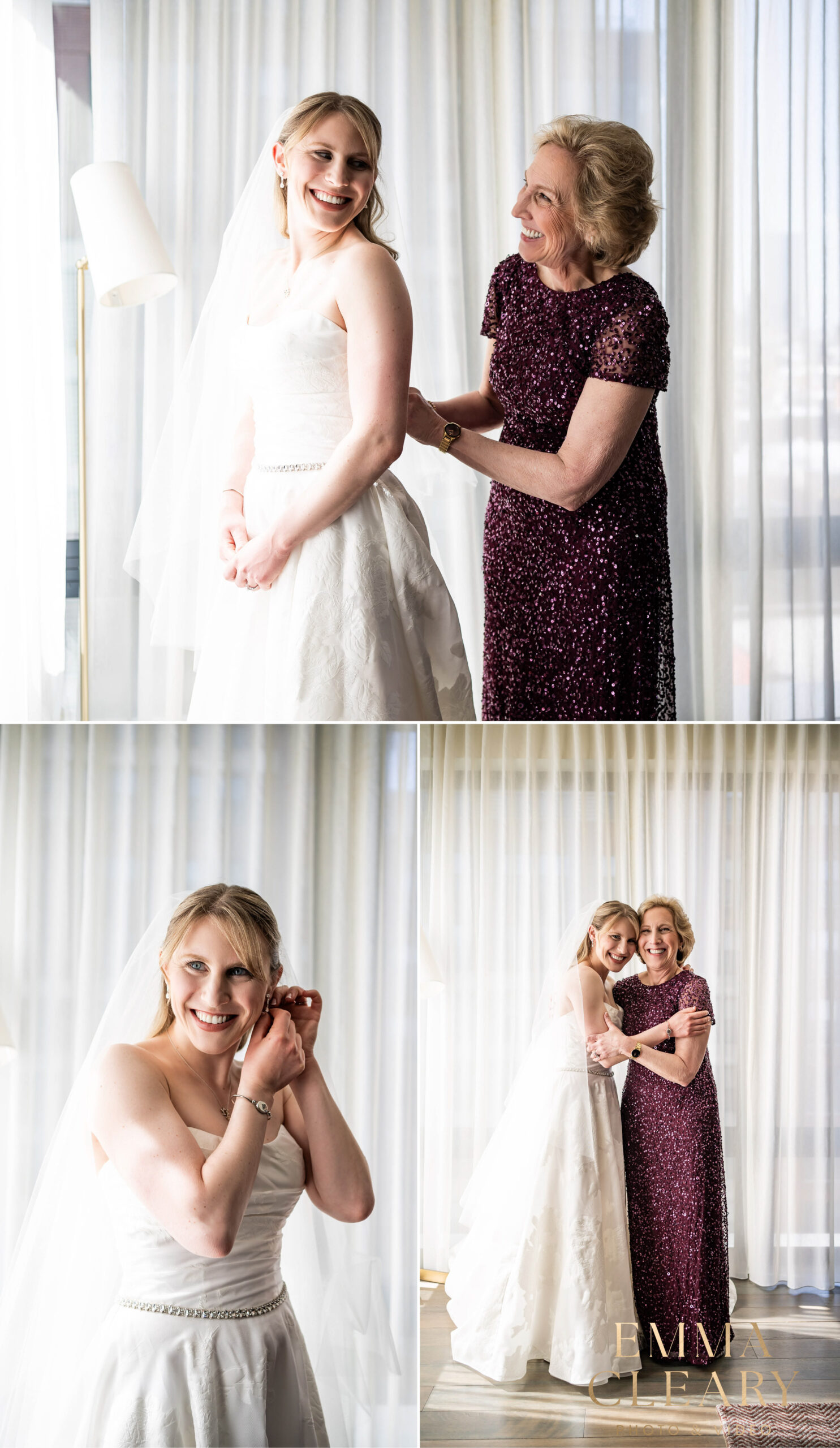 Bride getting ready photos in NJ