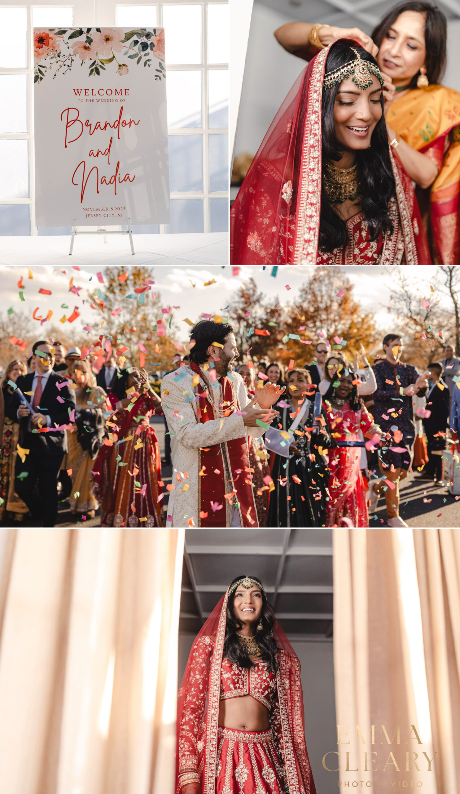 Photojournalistic photos of a wedding couple in NJ
