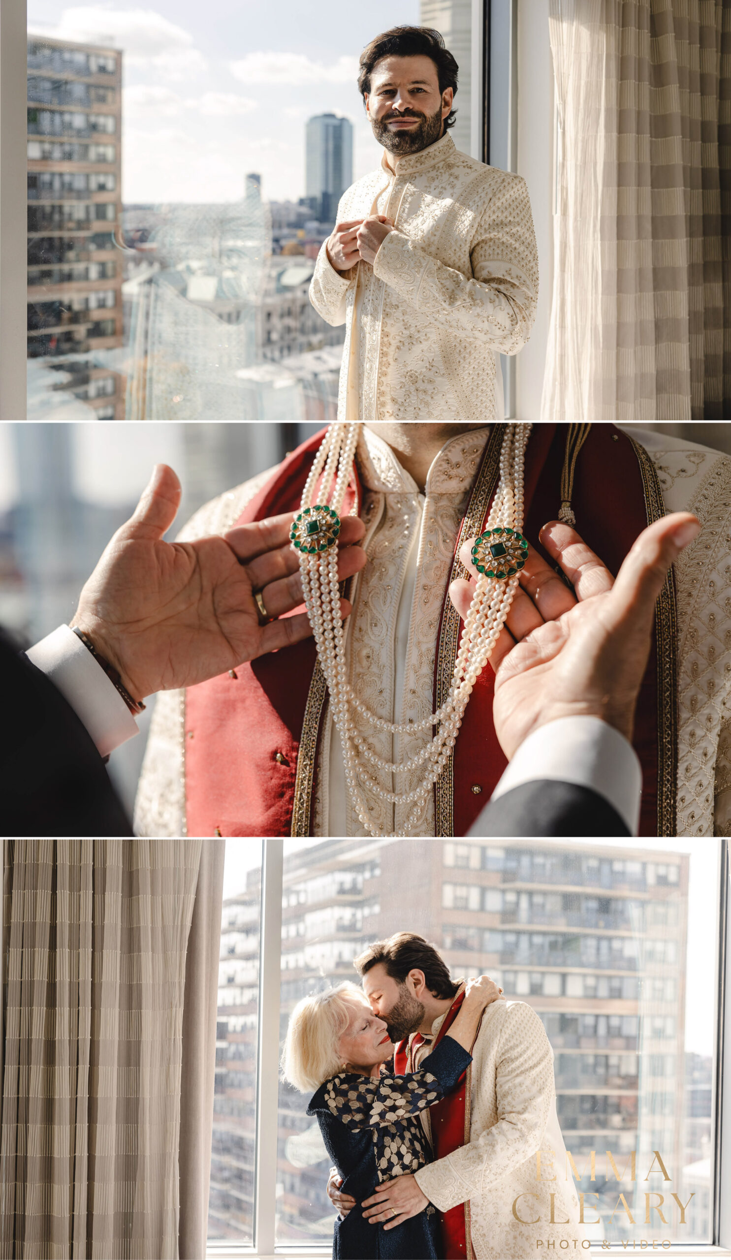 Groom getting ready photos in NJ