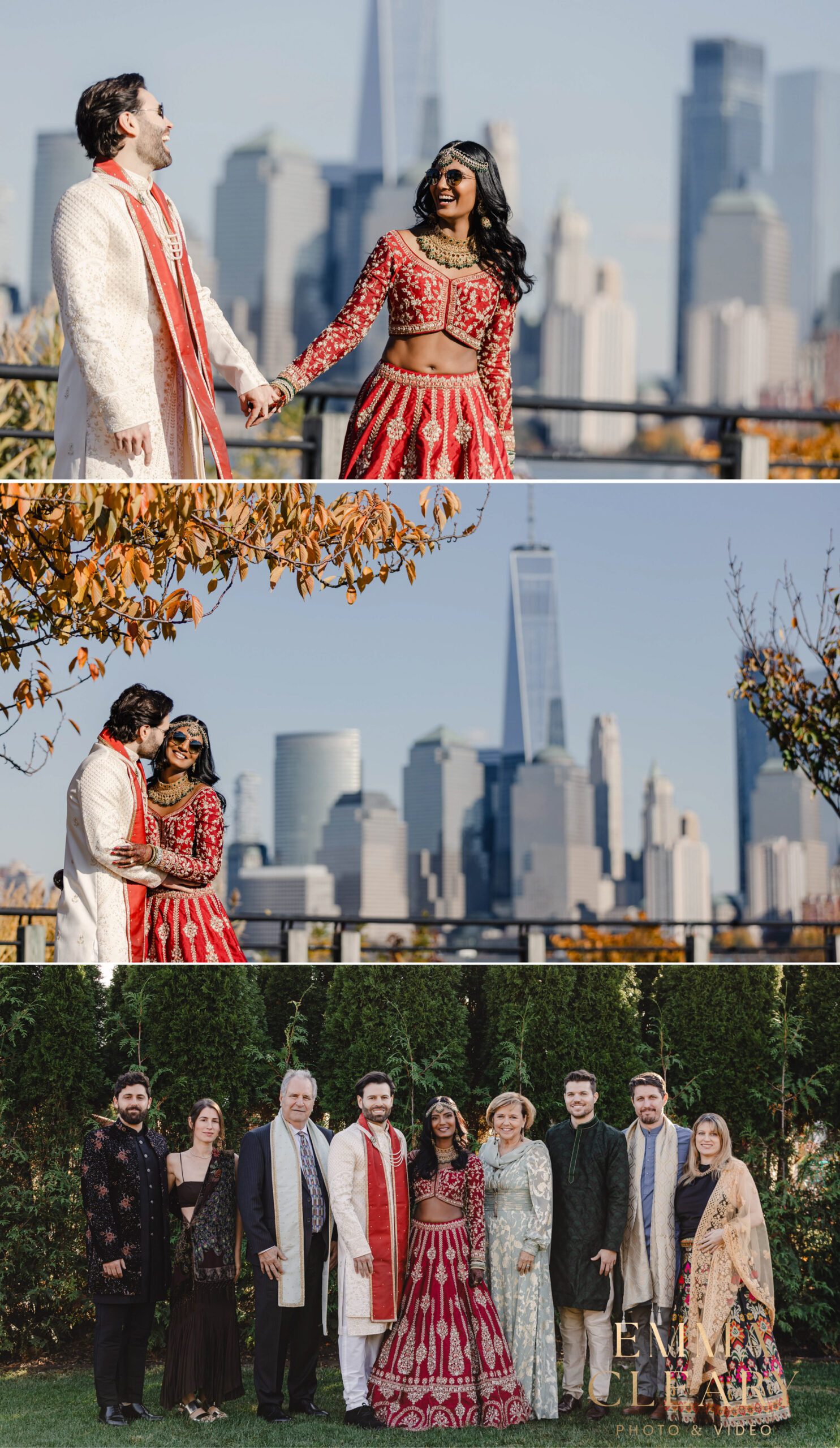 Photojournalistic photos of a wedding couple in NJ