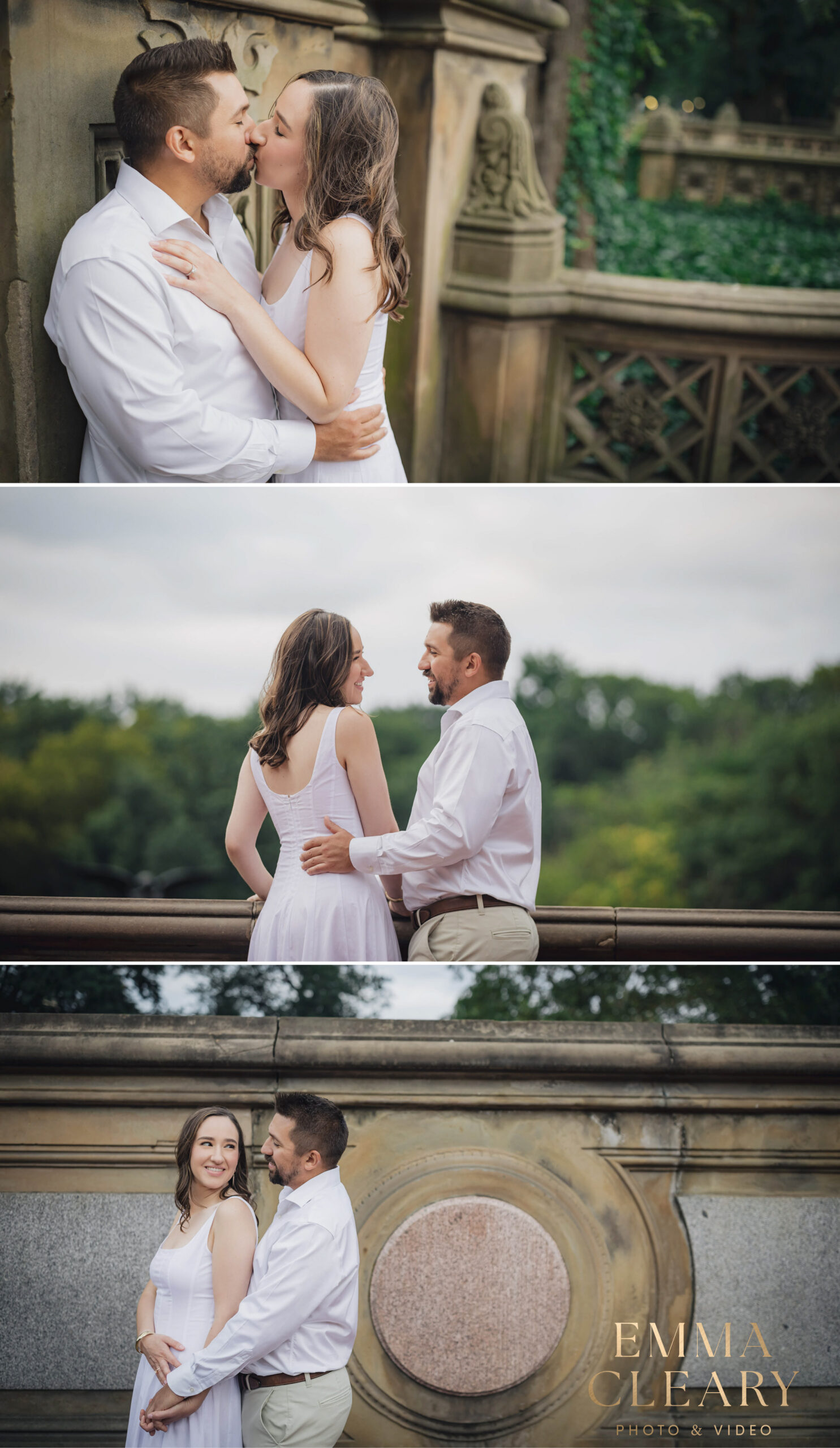Photojournalistic photos of the couple in Central Park