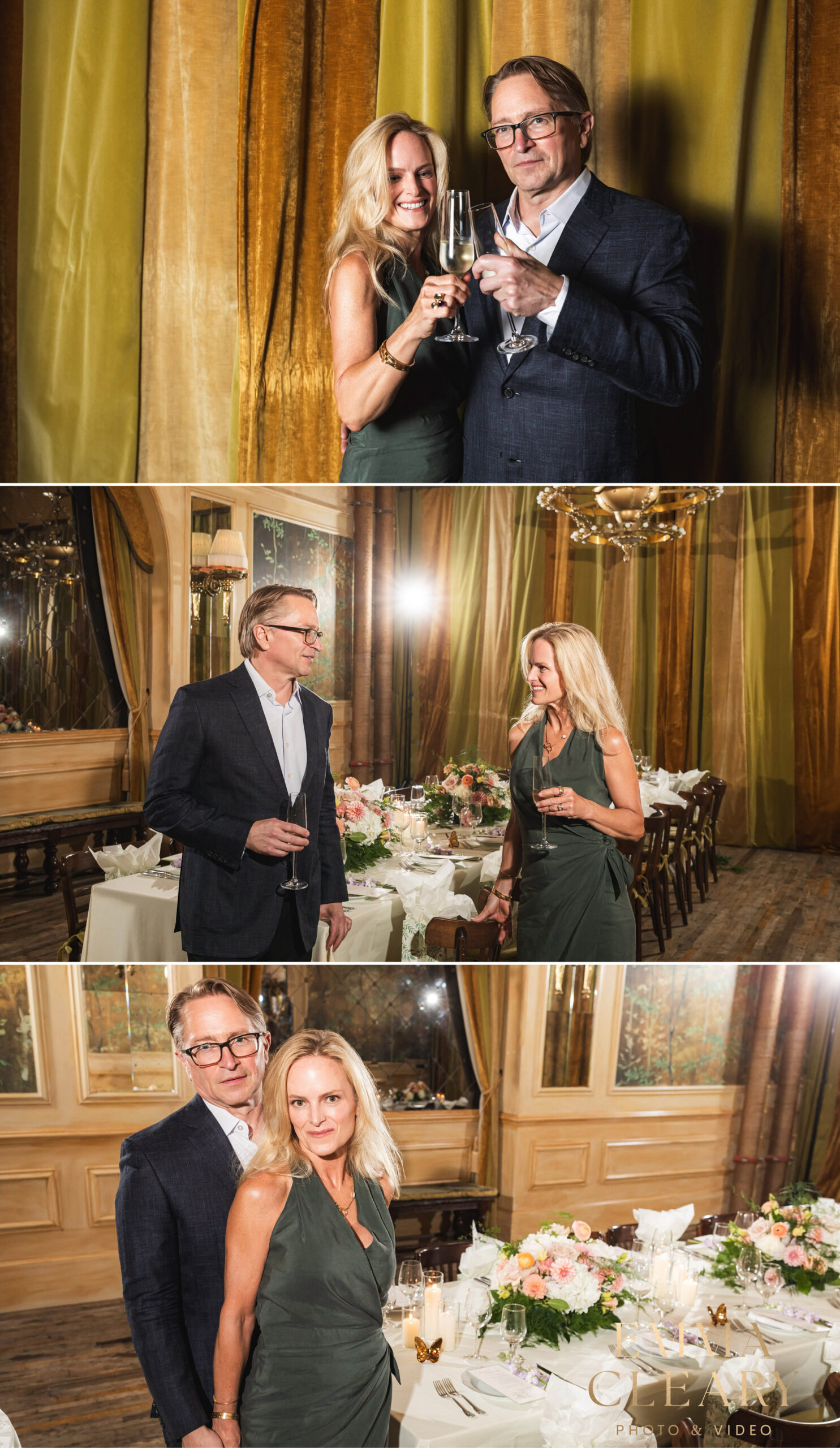 Editorial wedding photos of the bride and groom at Chelsea Hotel
